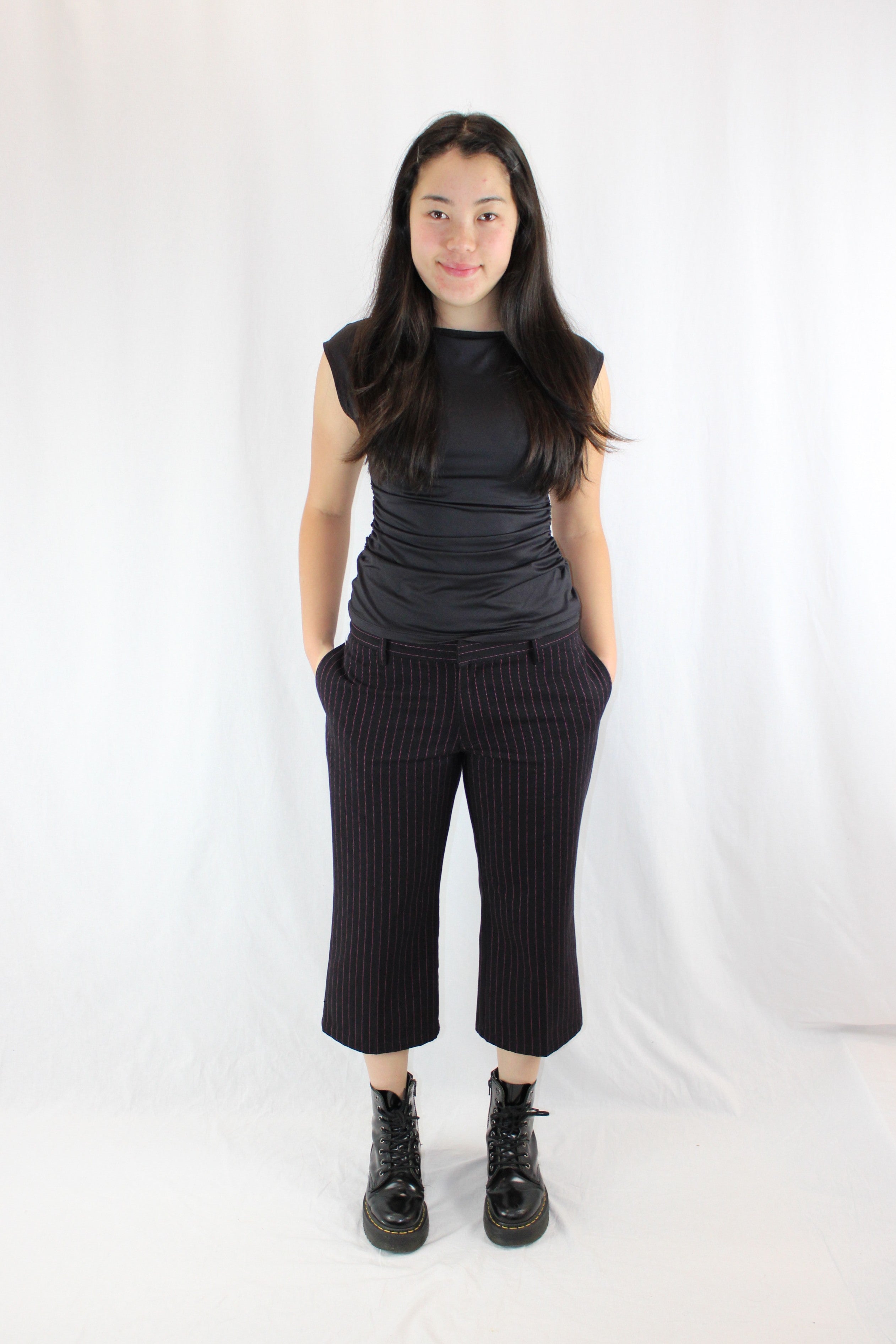 Dickies - Pinstripe Capri Pant
