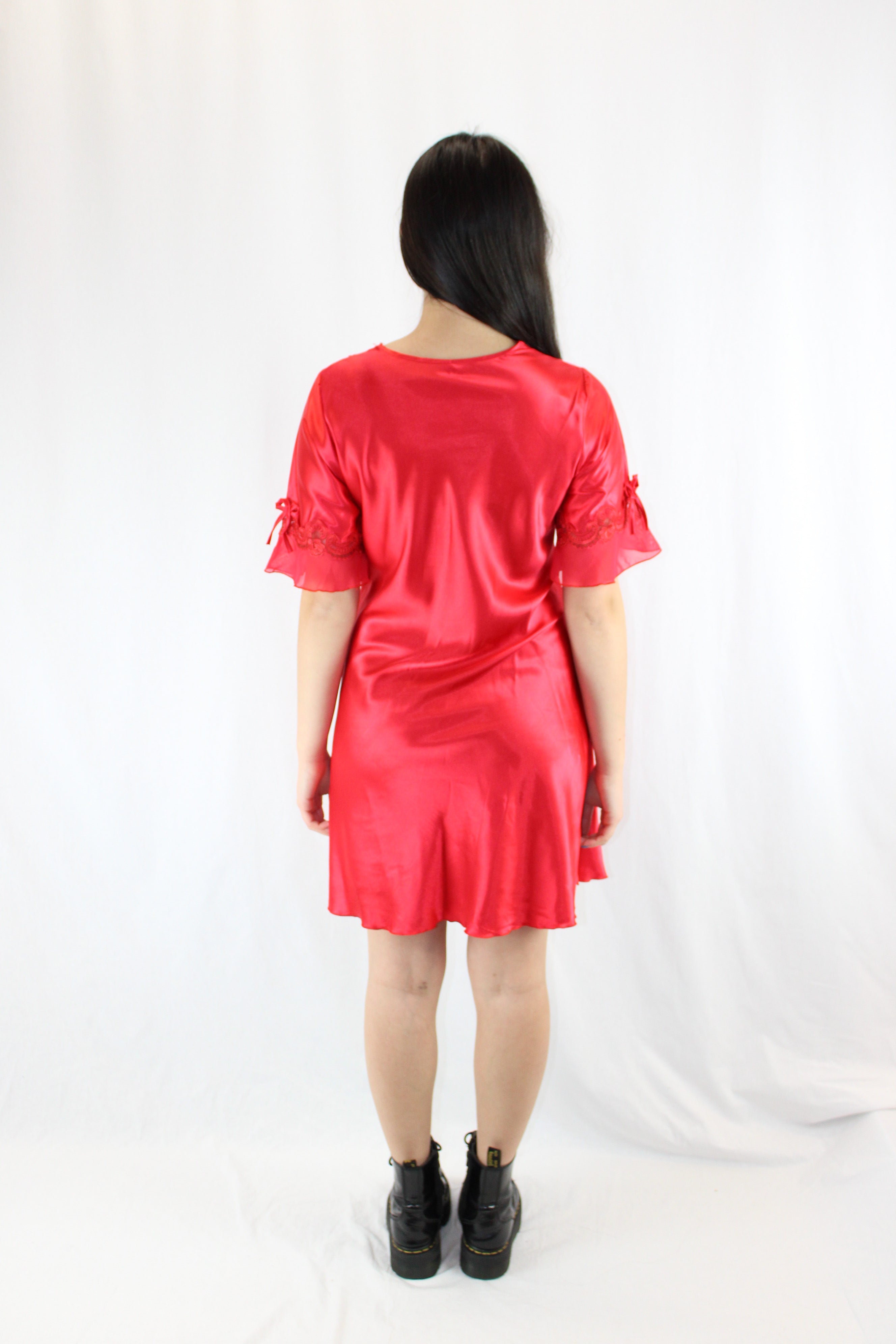 Satin Mini Dress