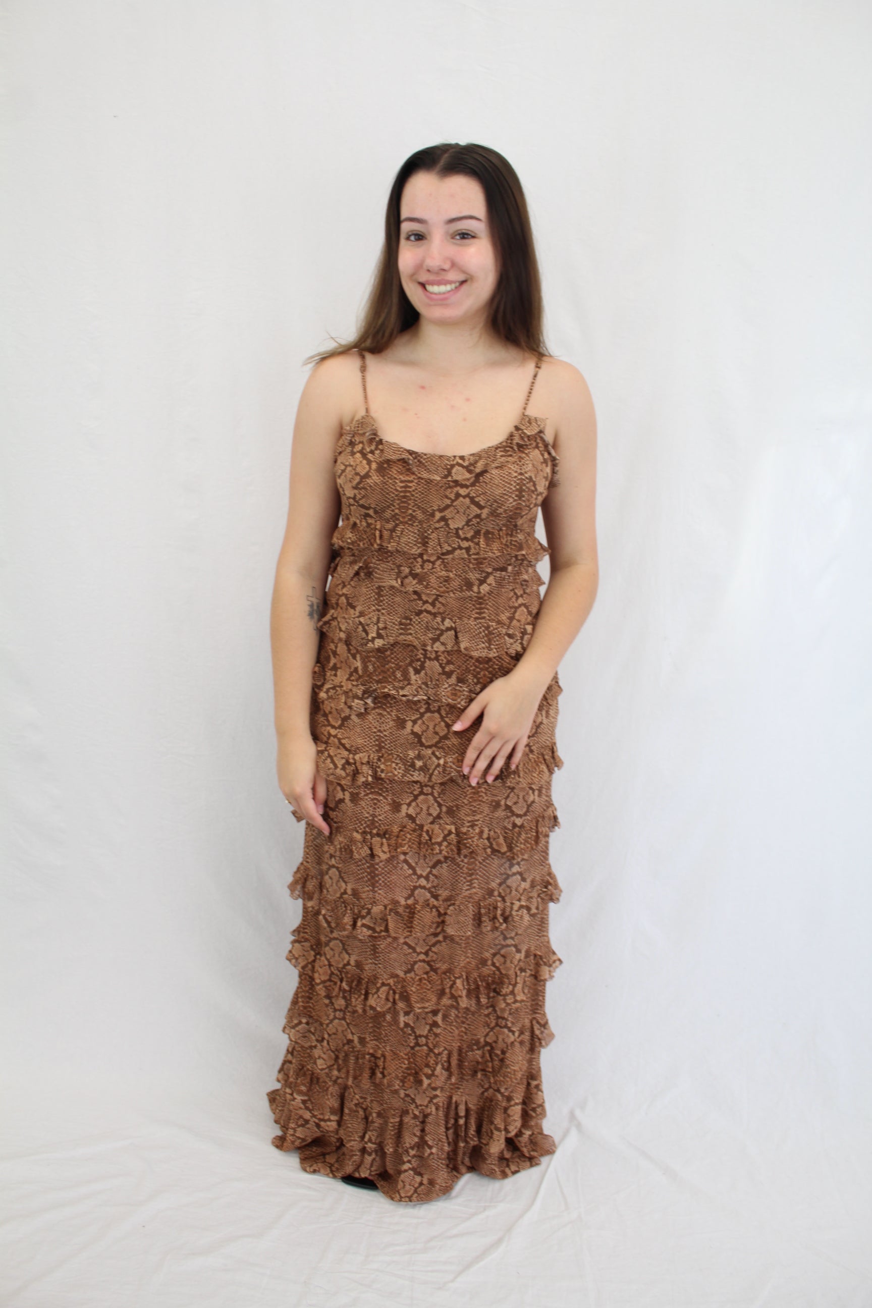 Hansen & Gretel - Ruffle Maxi Dress