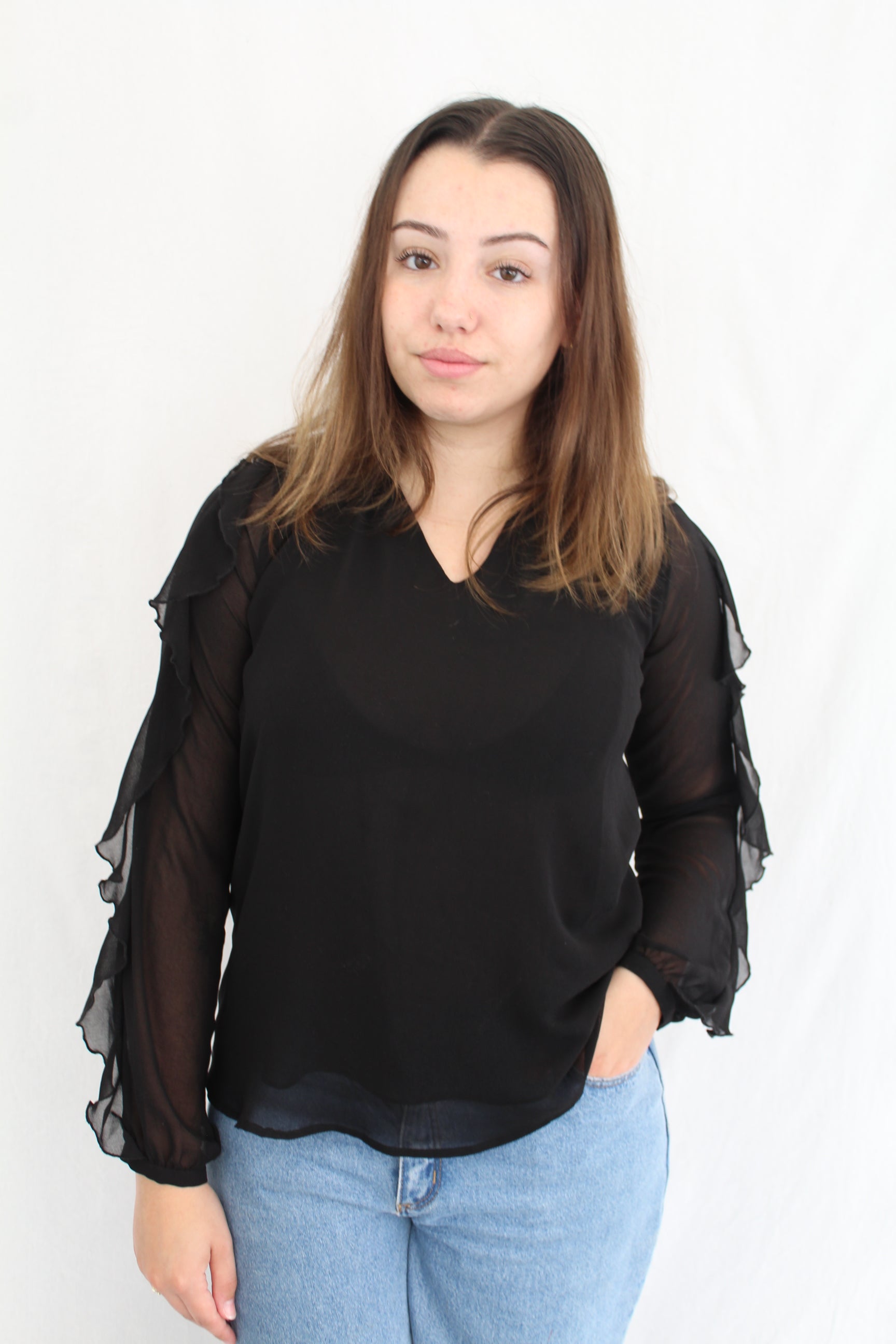 Ruby - Ruffle Blouse