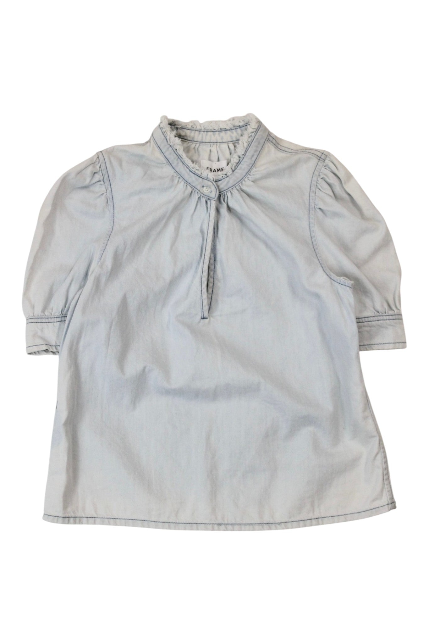 Frame - Demin Gather Top