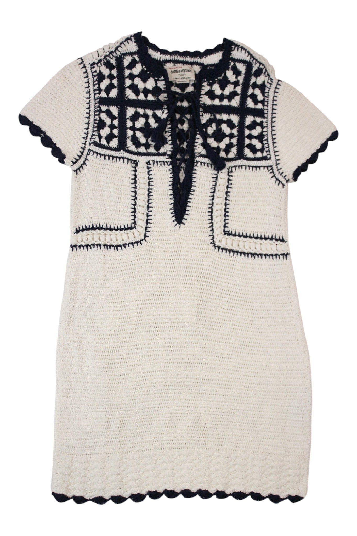 Zadig & Voltaire - Crochet Mini Dress