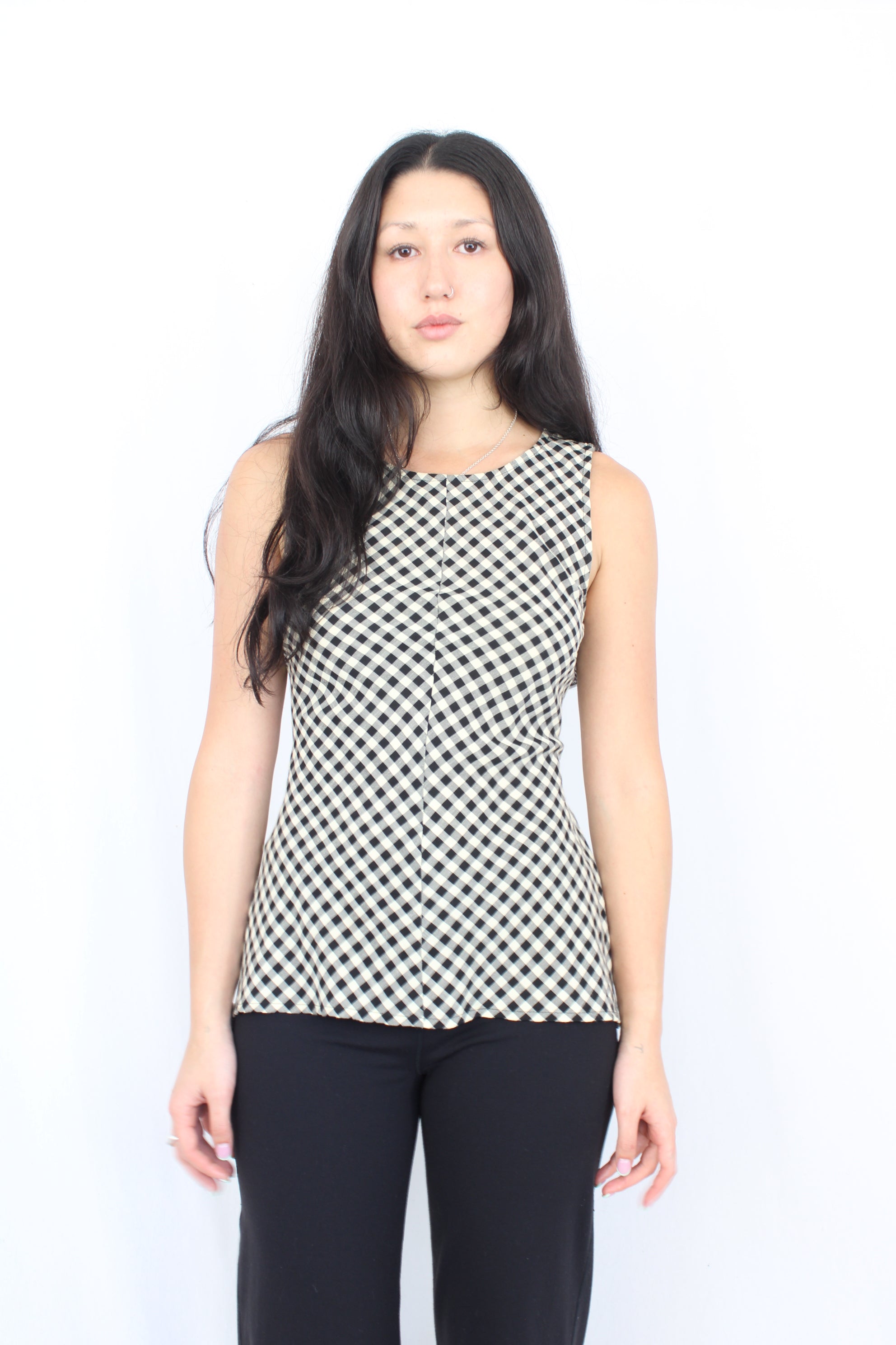 Ruby - Ava Gingham Bow Top