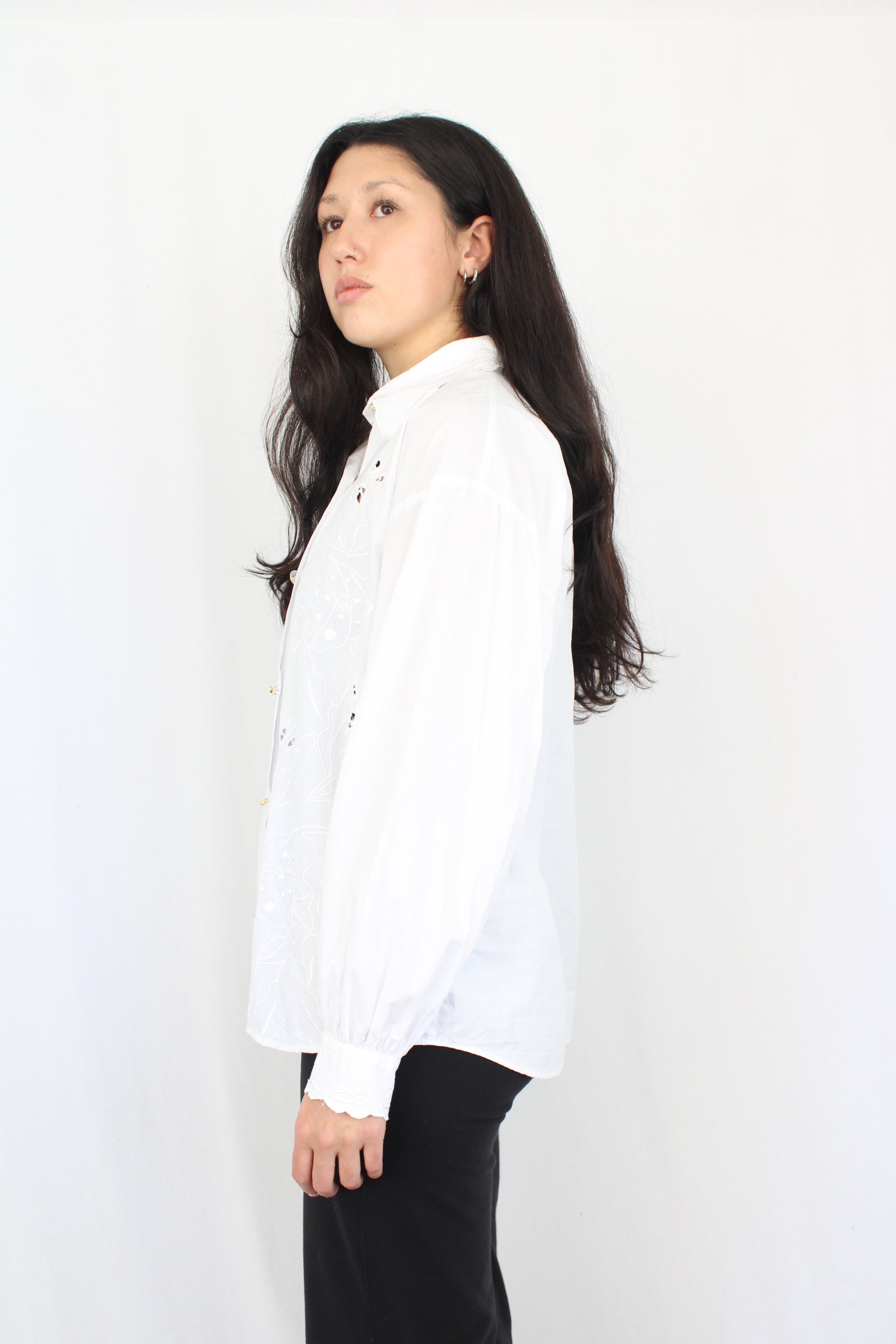 Giorgio - Embroidered Flower Shirt