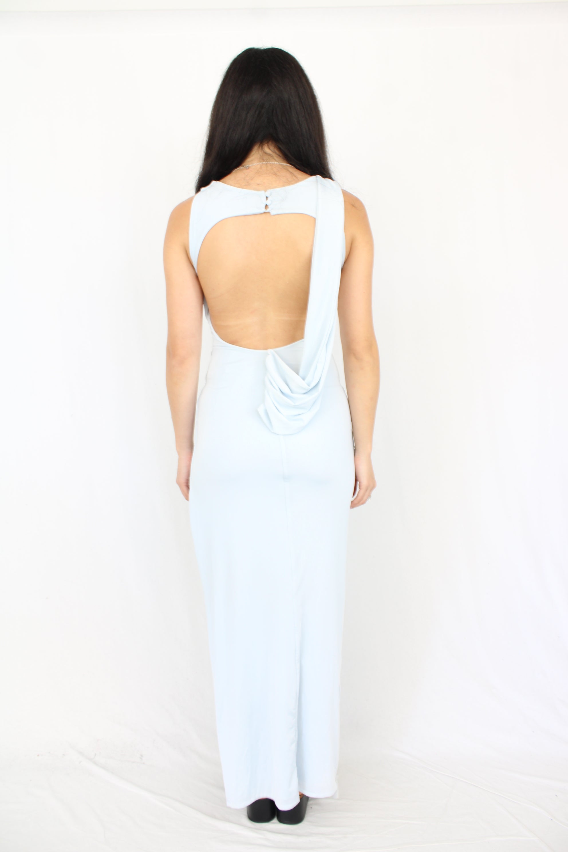 Meshki - Henley Slinky Drape Maxi Dress