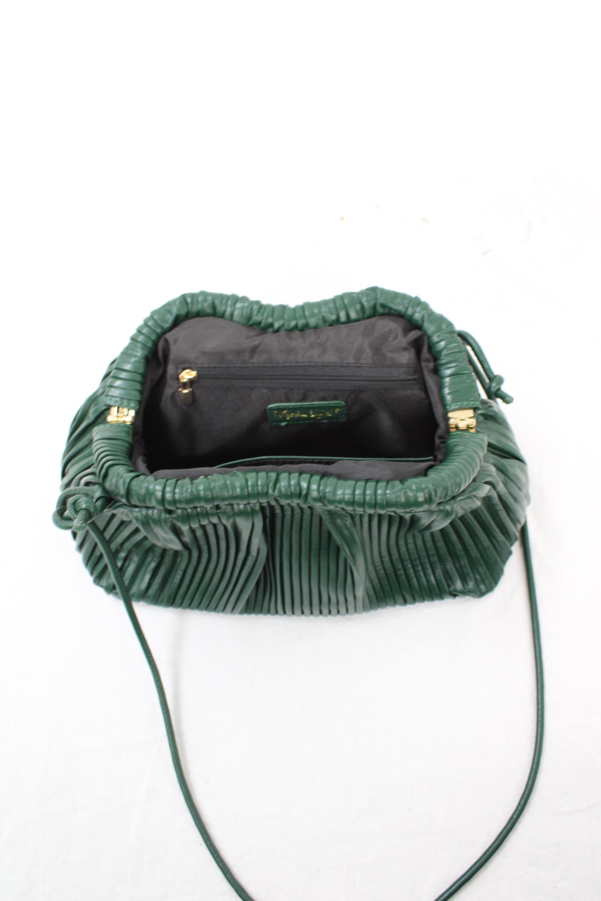 Moda Luxe - Green Pleated Bag