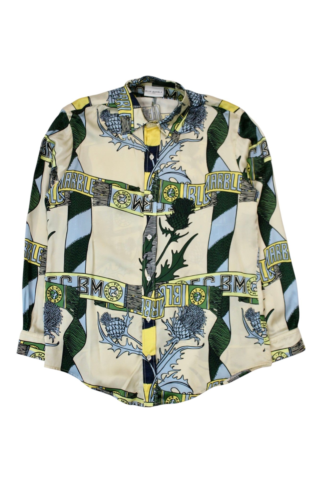 Blue Marble - Silk Shirt