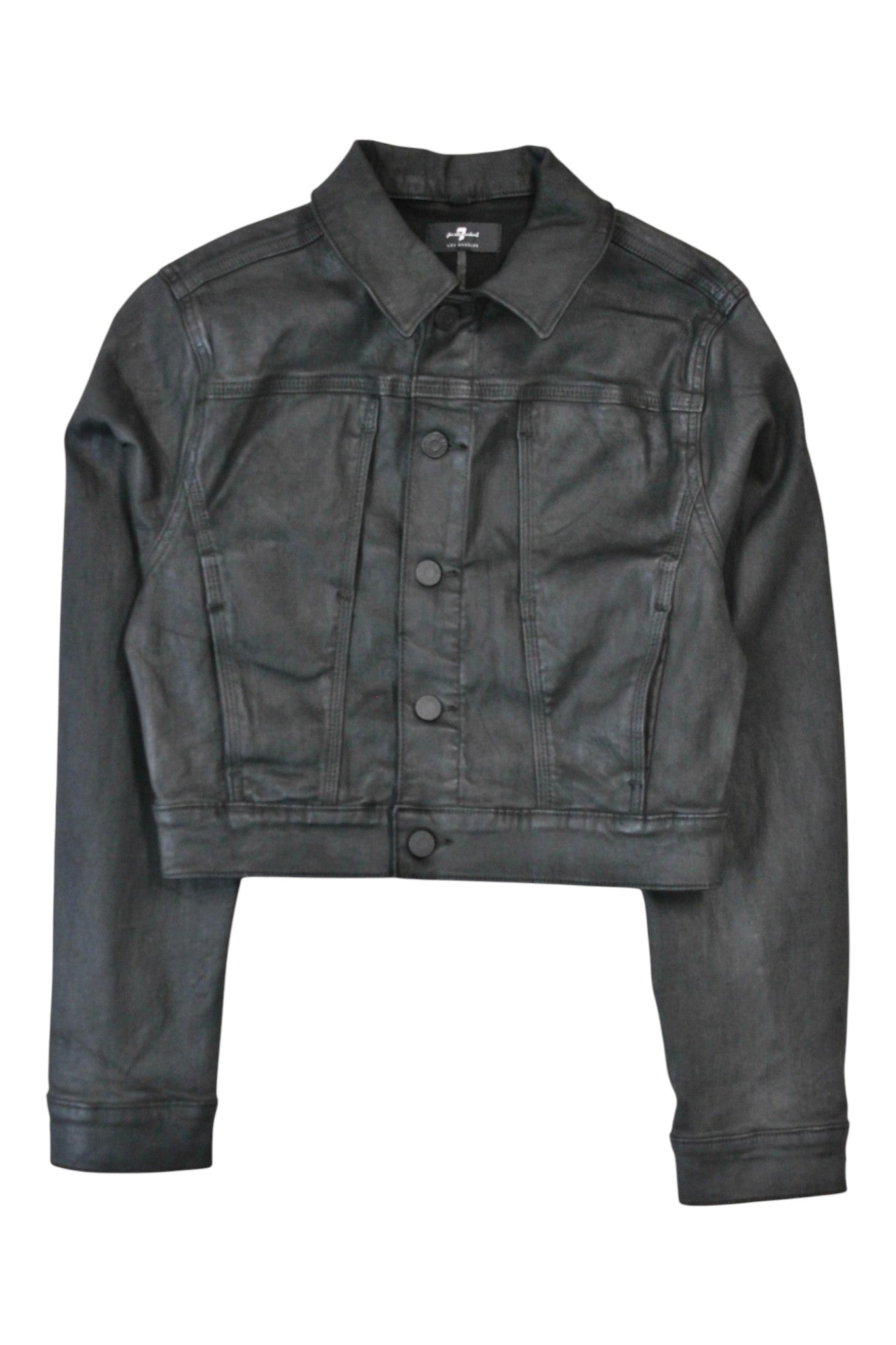 7 For All Mankind - Cropped Coated Jacket