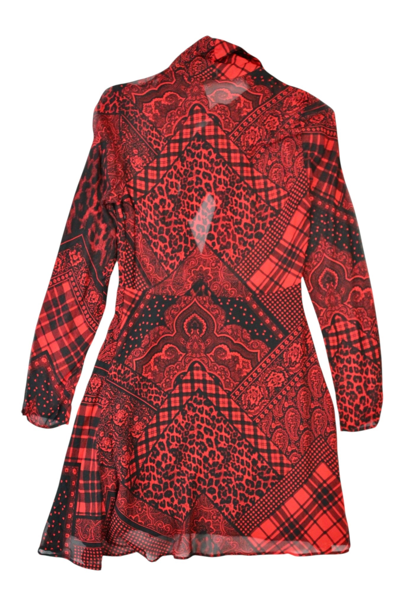 The Kooples - Sheer Chiffon Mini Dress