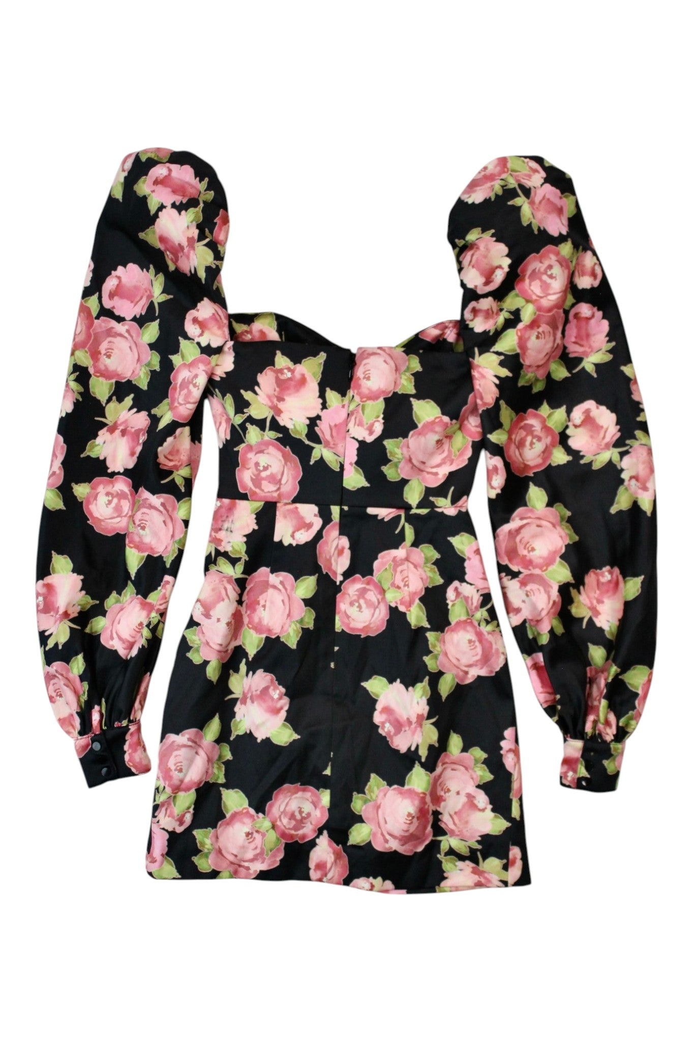 House of CB London - Satin Floral Mini Dress