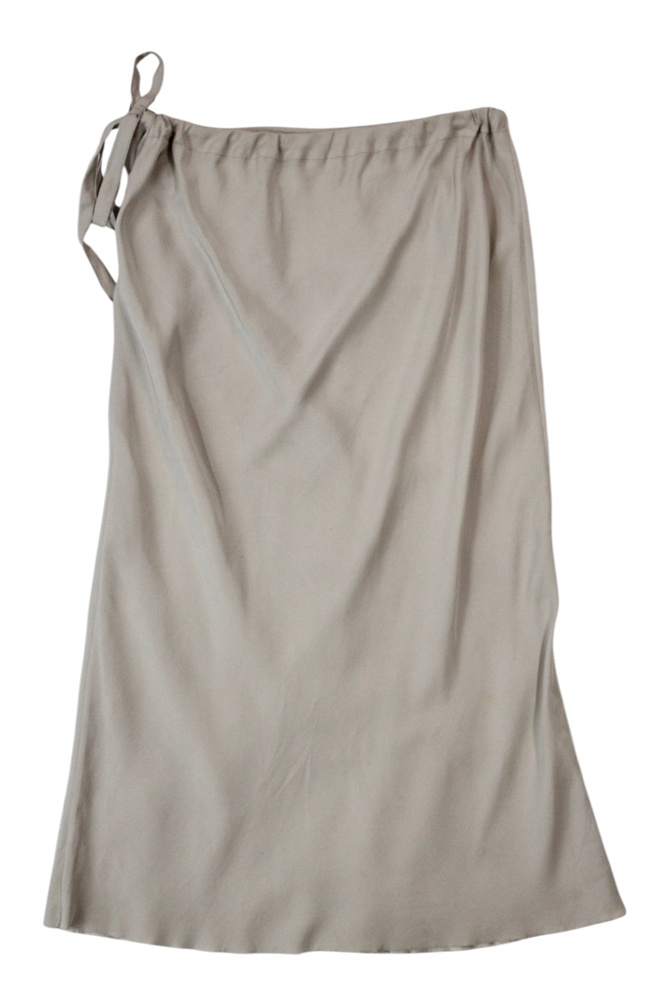 6397 - Tie Waist Midi Skirt