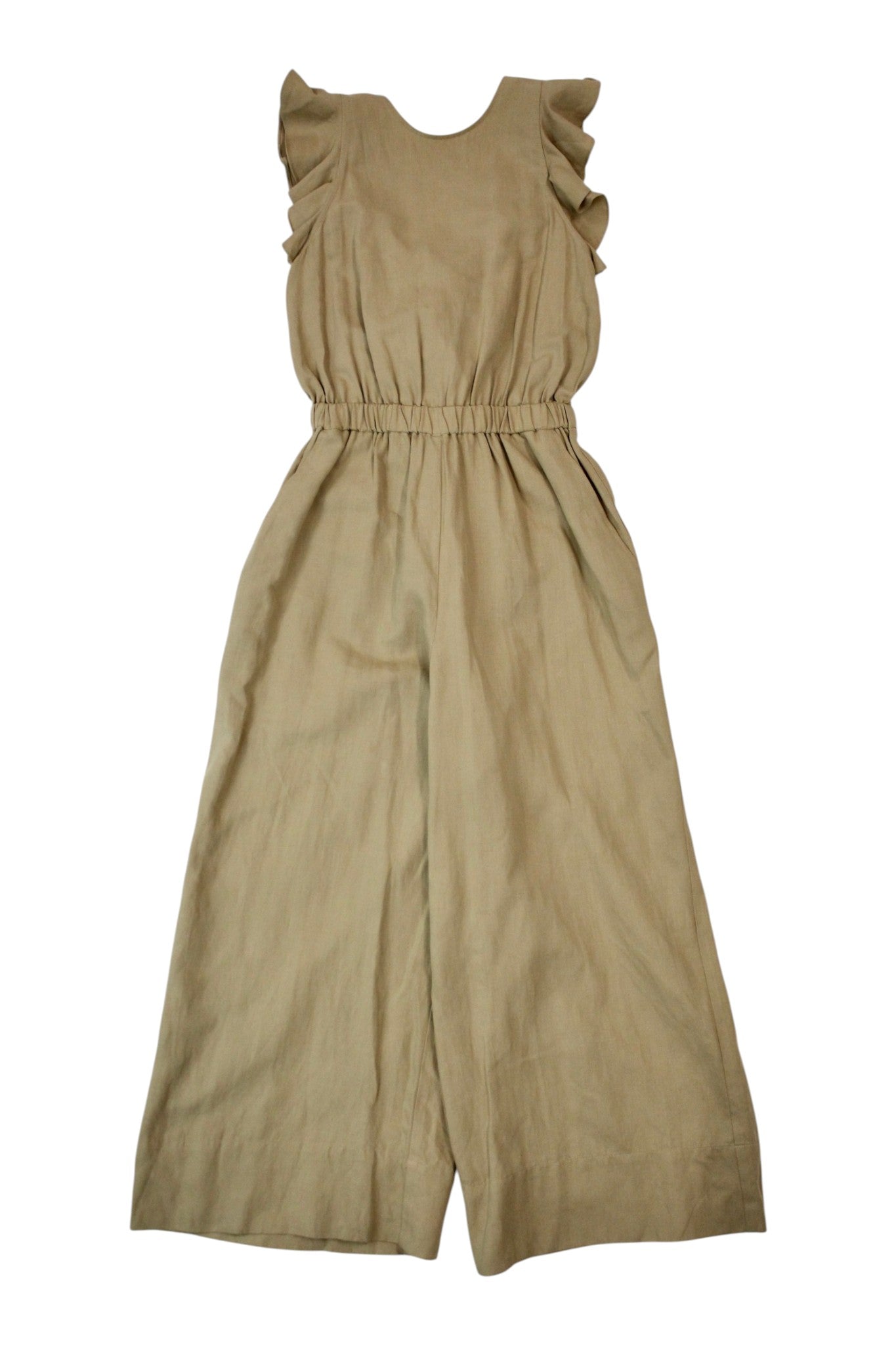 Ulla Johnson - Frill Linen Blend Jumpsuit