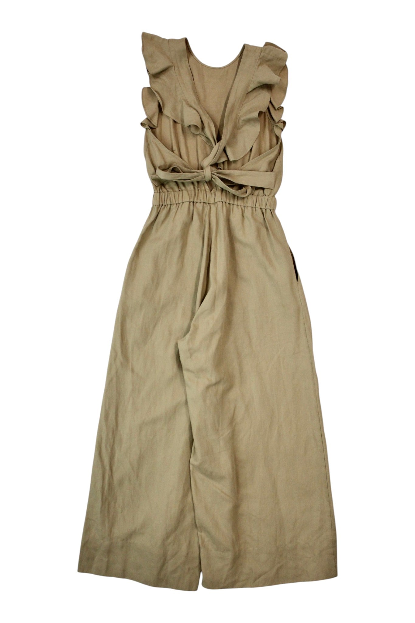 Ulla Johnson - Frill Linen Blend Jumpsuit