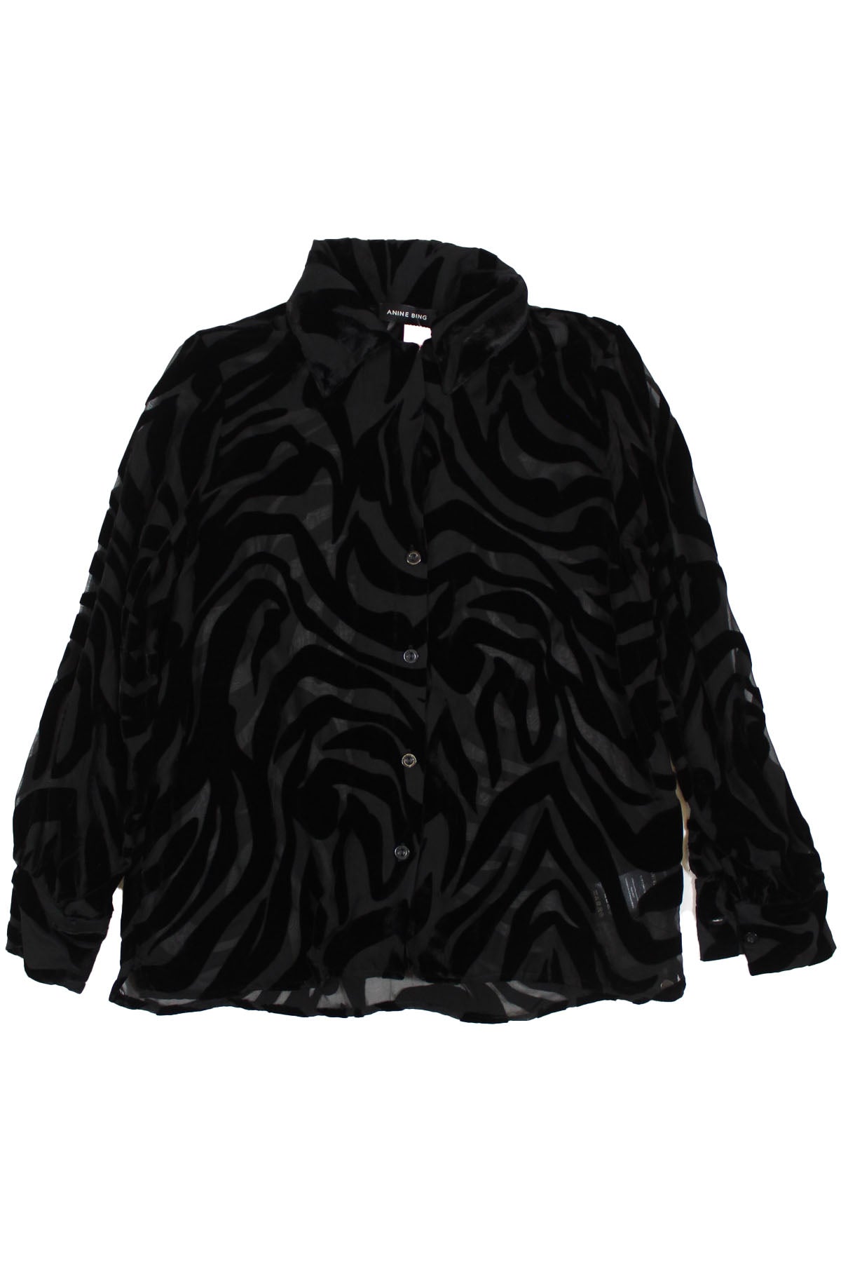 Anine Bing - Velvet/Sheer Top