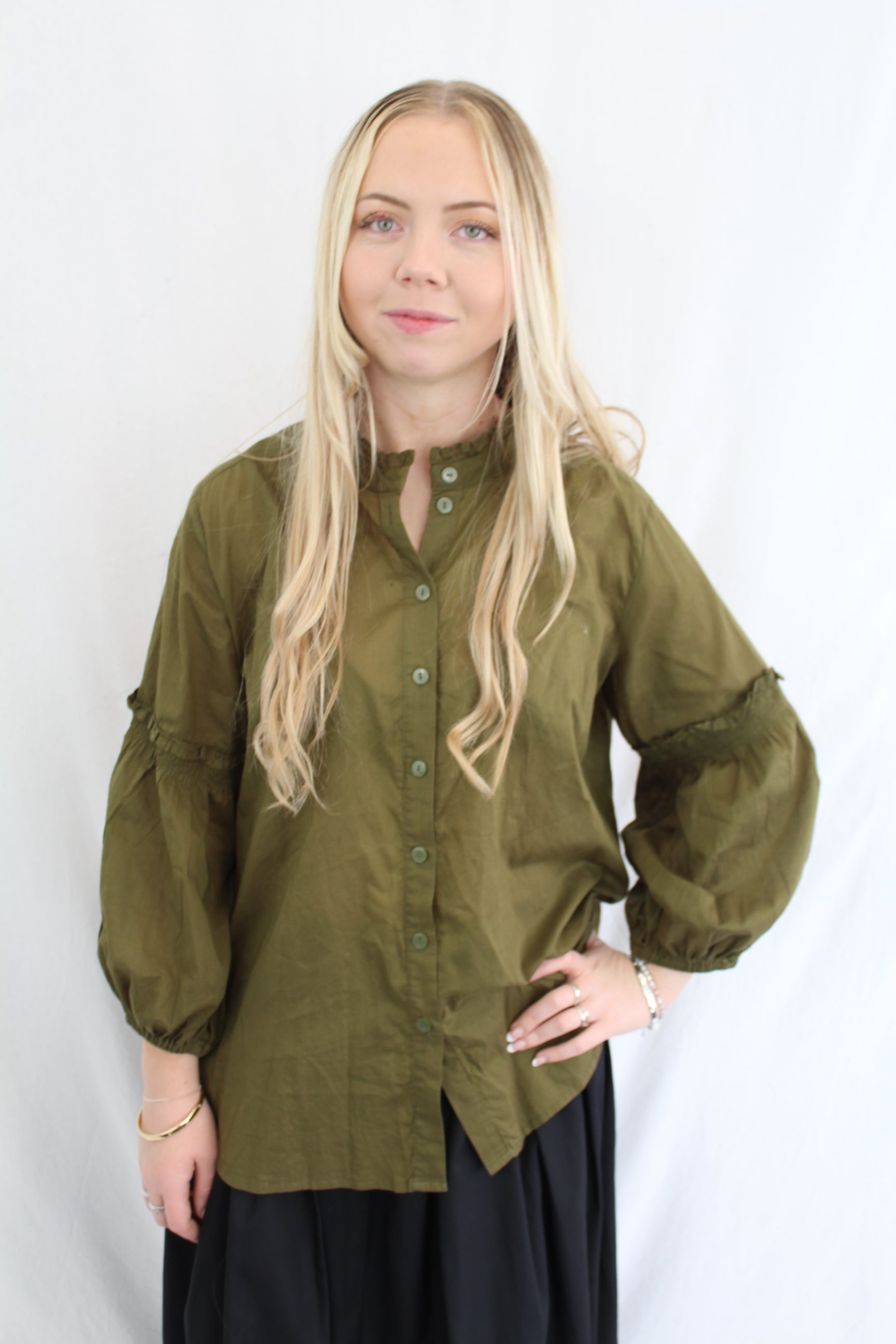 Blak Luxe - Puff Sleeve Blouse