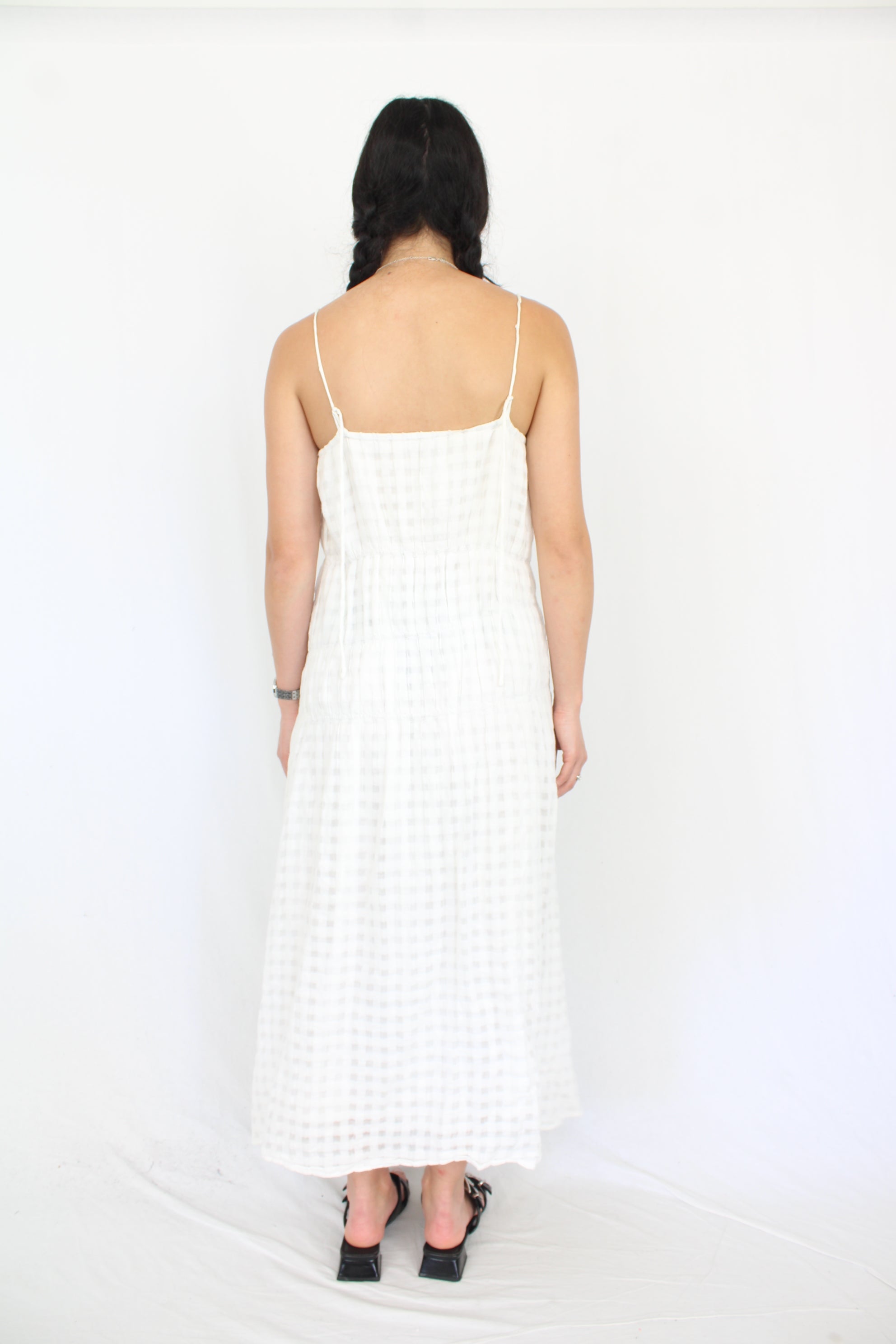 Marle - Gingham Linen Dress