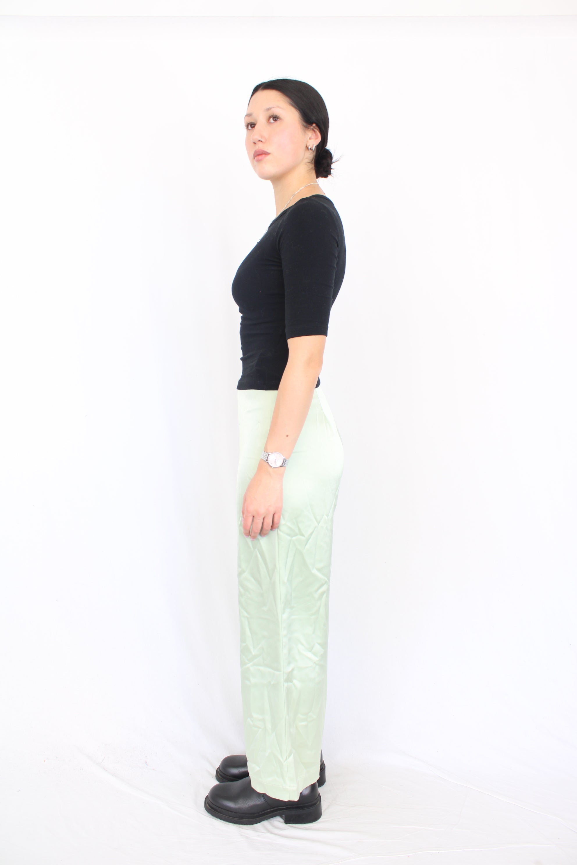 Liam - Satin Wide Leg Pants