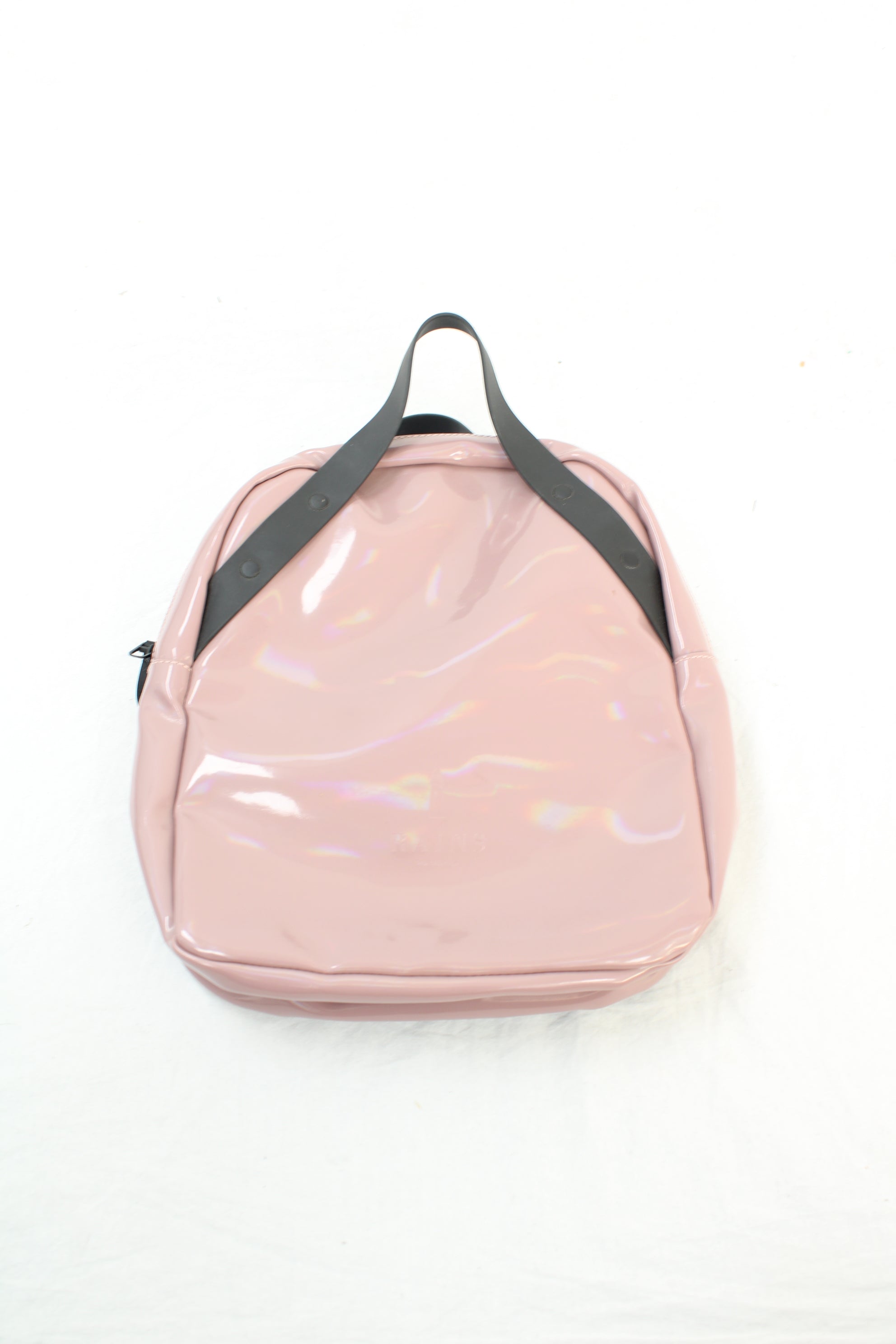 Rains - Pink Vinyl Backpack