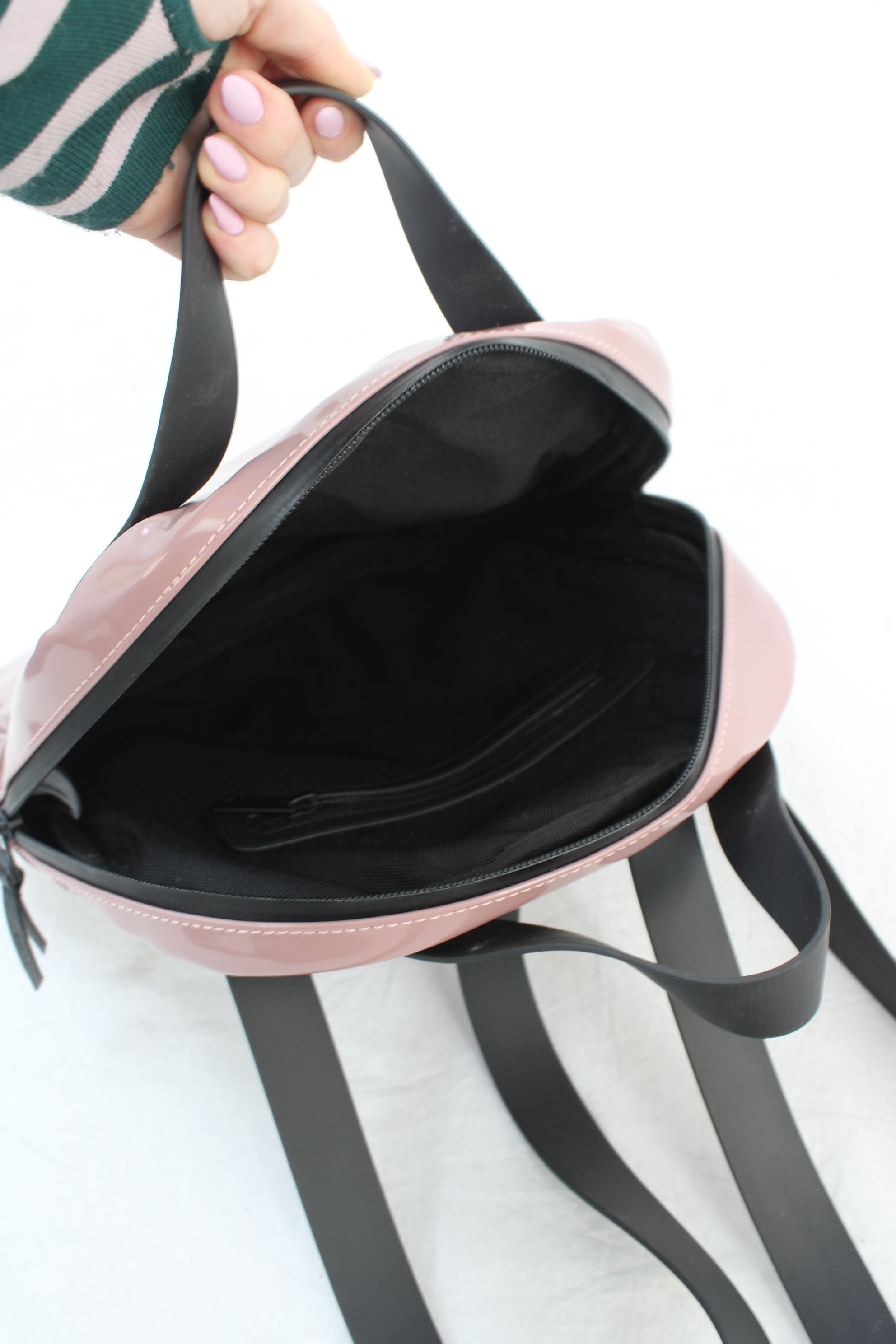 Rains - Pink Vinyl Backpack