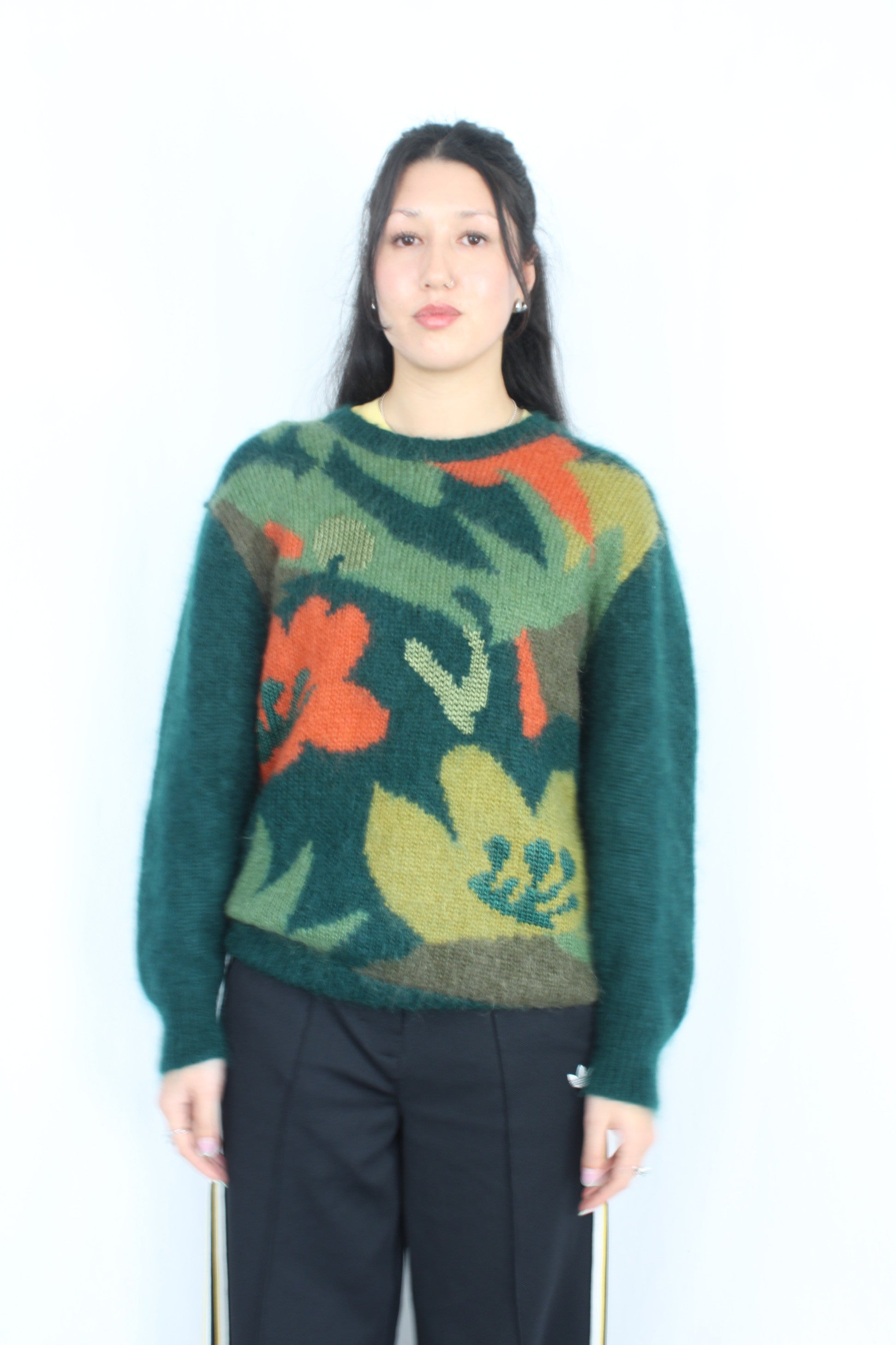 Vintage Leaf Mohair Jumper