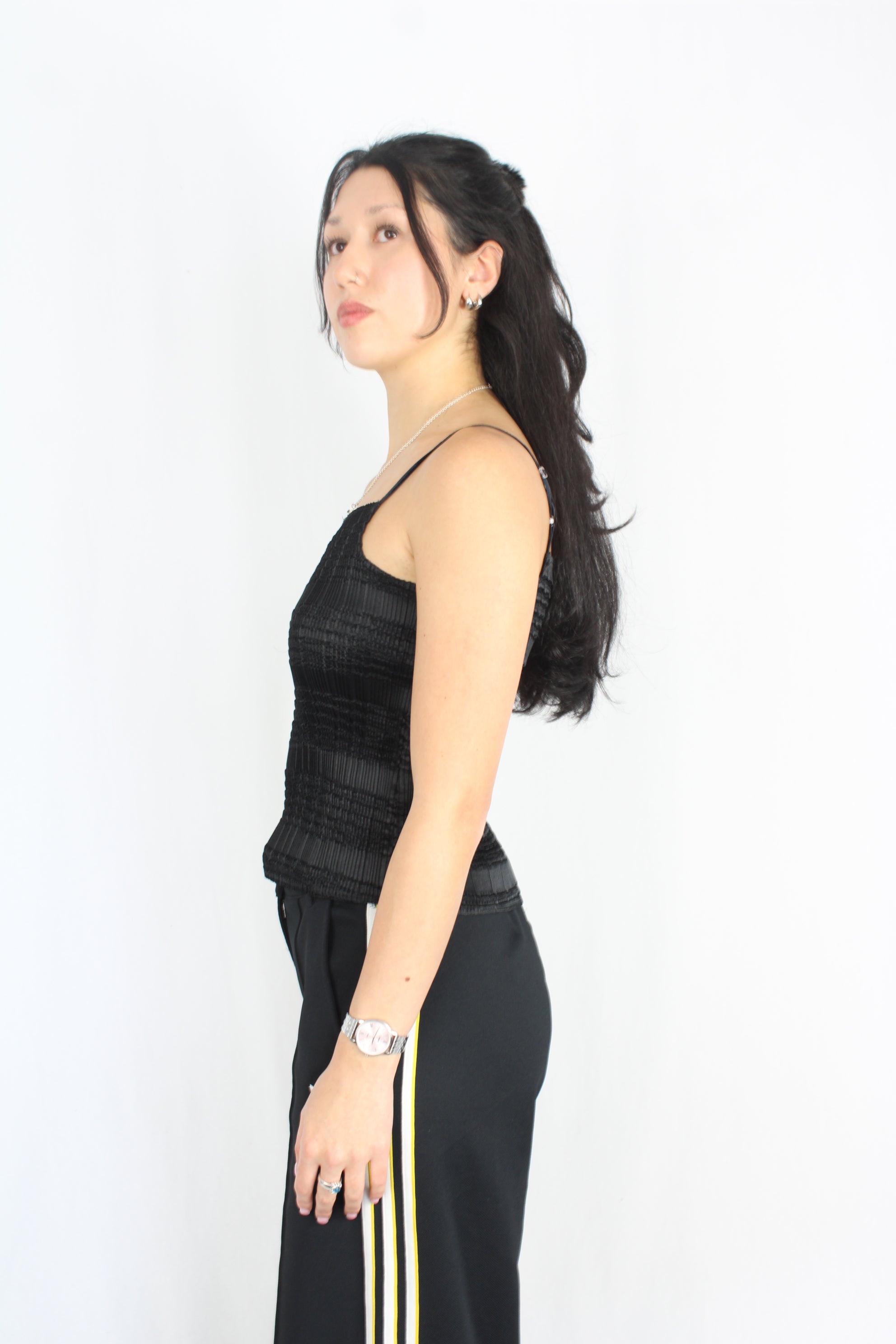 Johnny Yong - Vintage Plisse Top