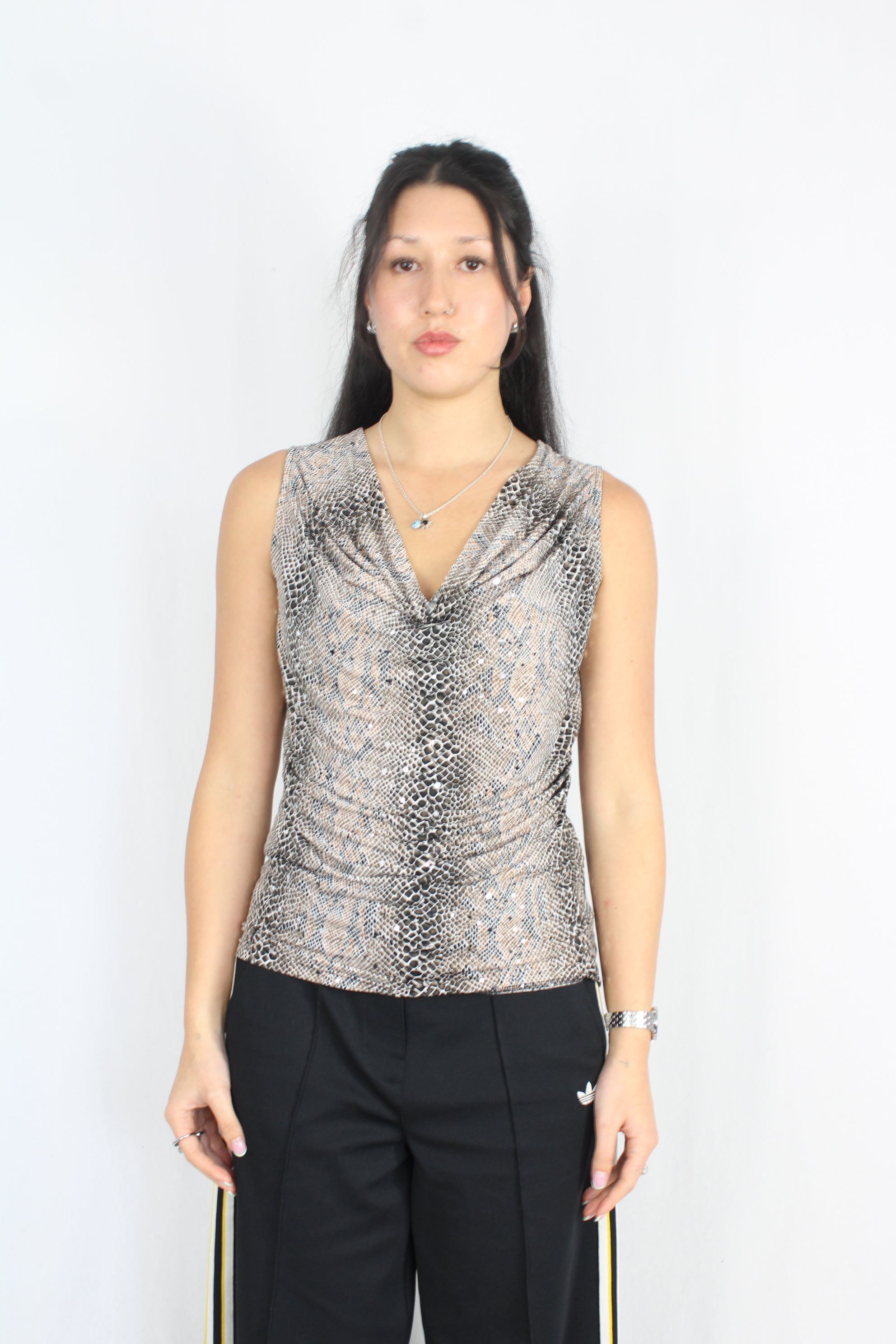 Joseph Ribkoff - Vintage Snakeskin Top
