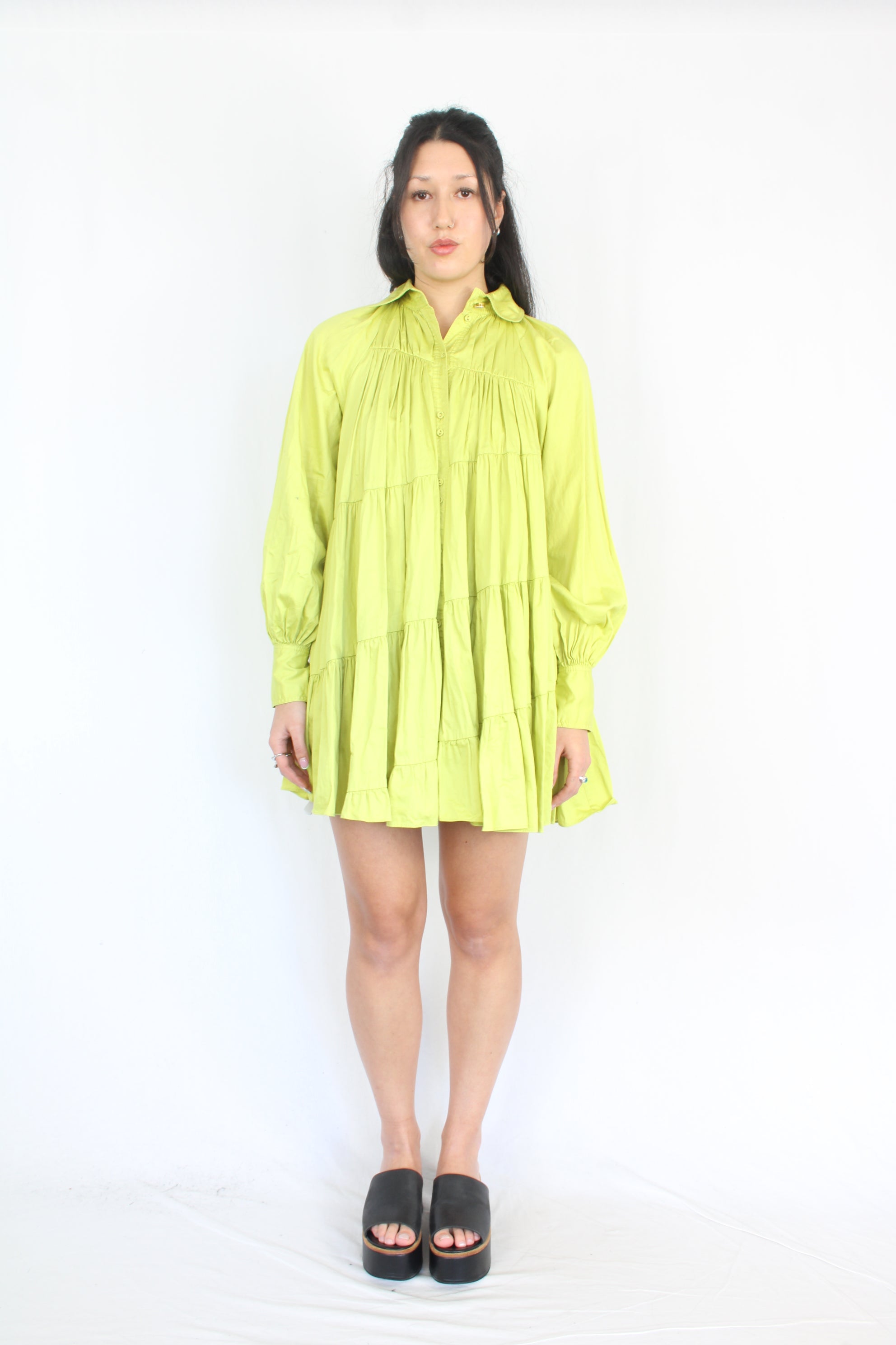 AJE - Cascade Smock Dress