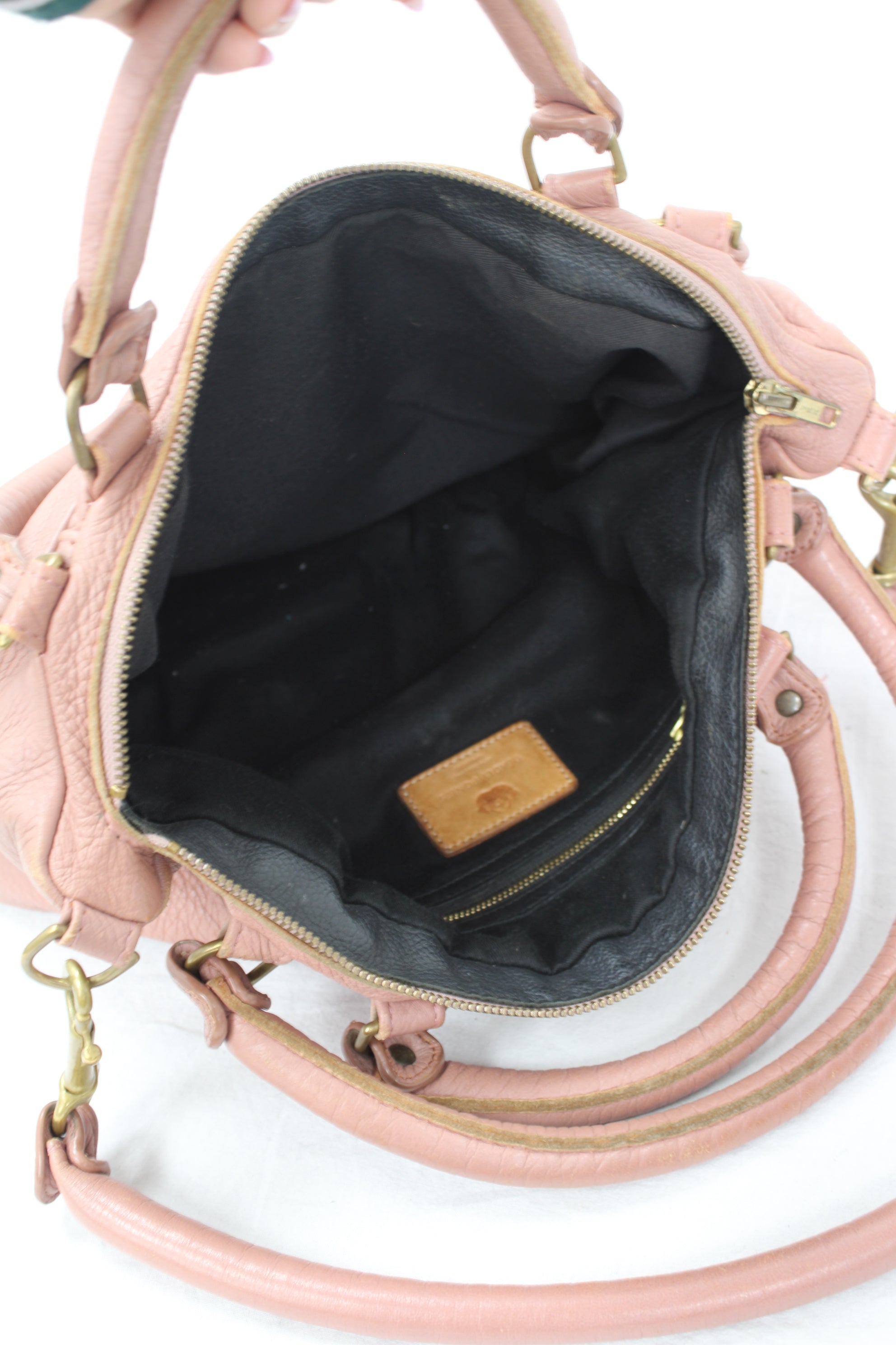 Deadly Ponies - Large Leather Handbag