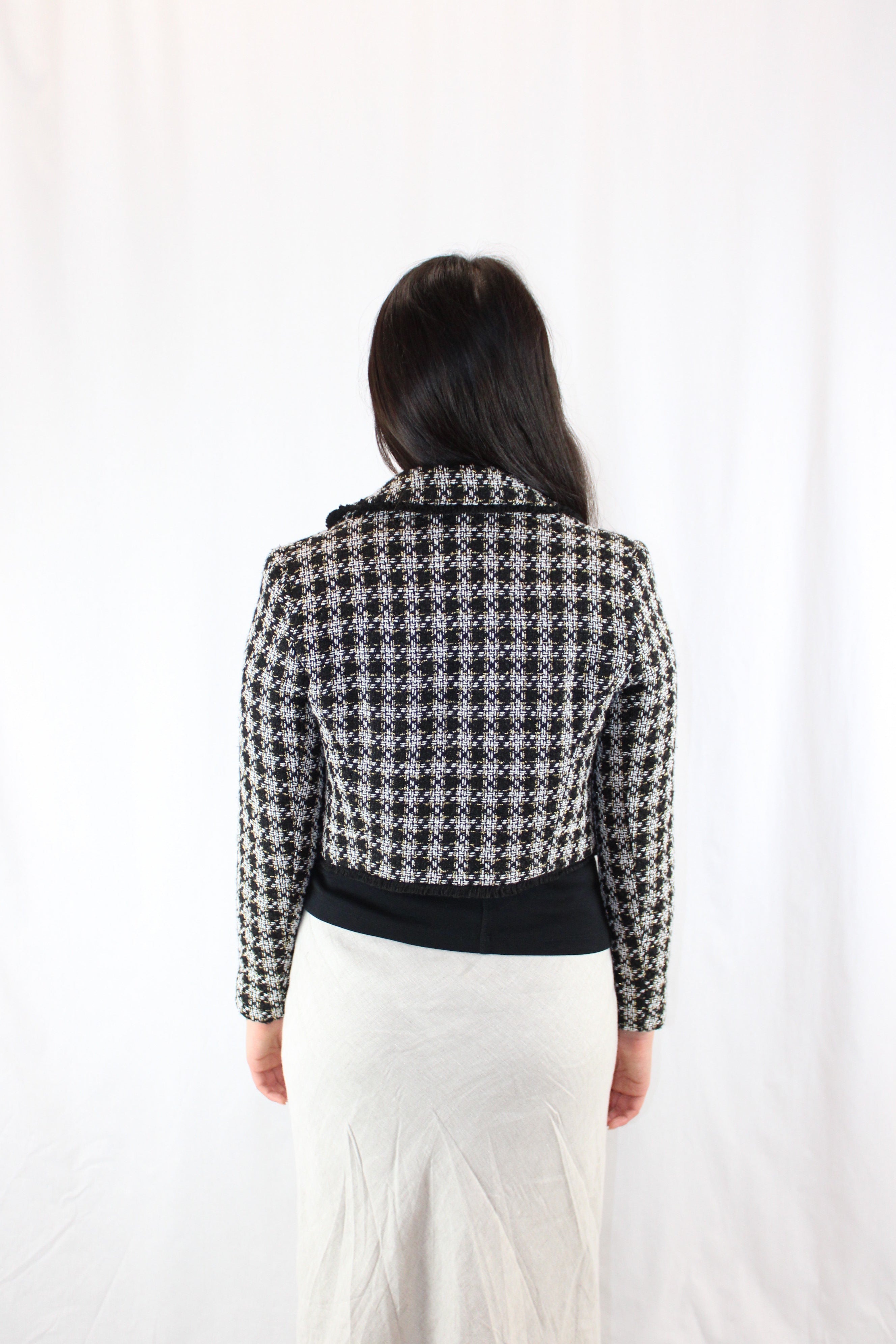 Miss Selfridge - Cropped Tweed Jacket