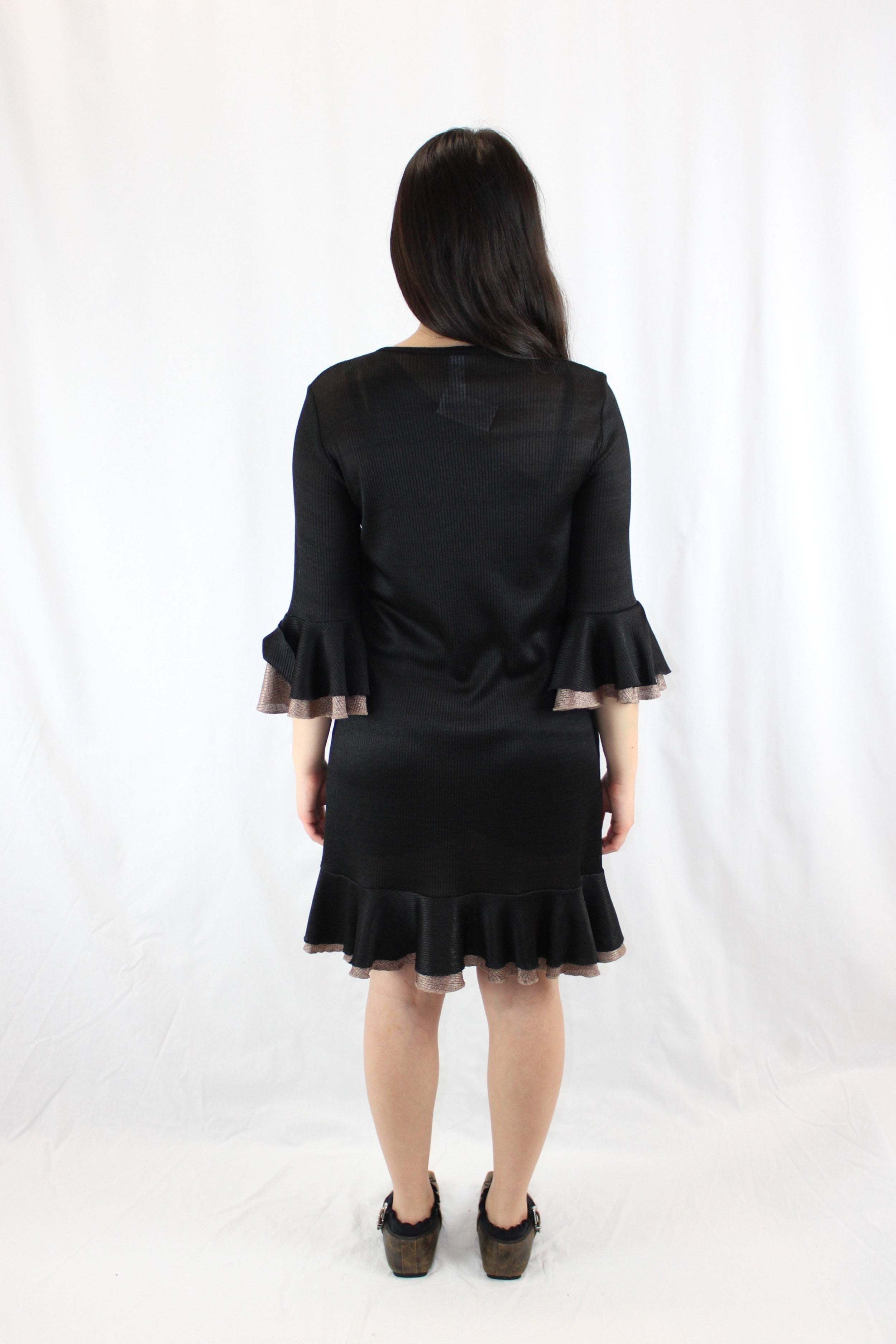 Kate Sylvester - Ribbed Frill Mini Dress