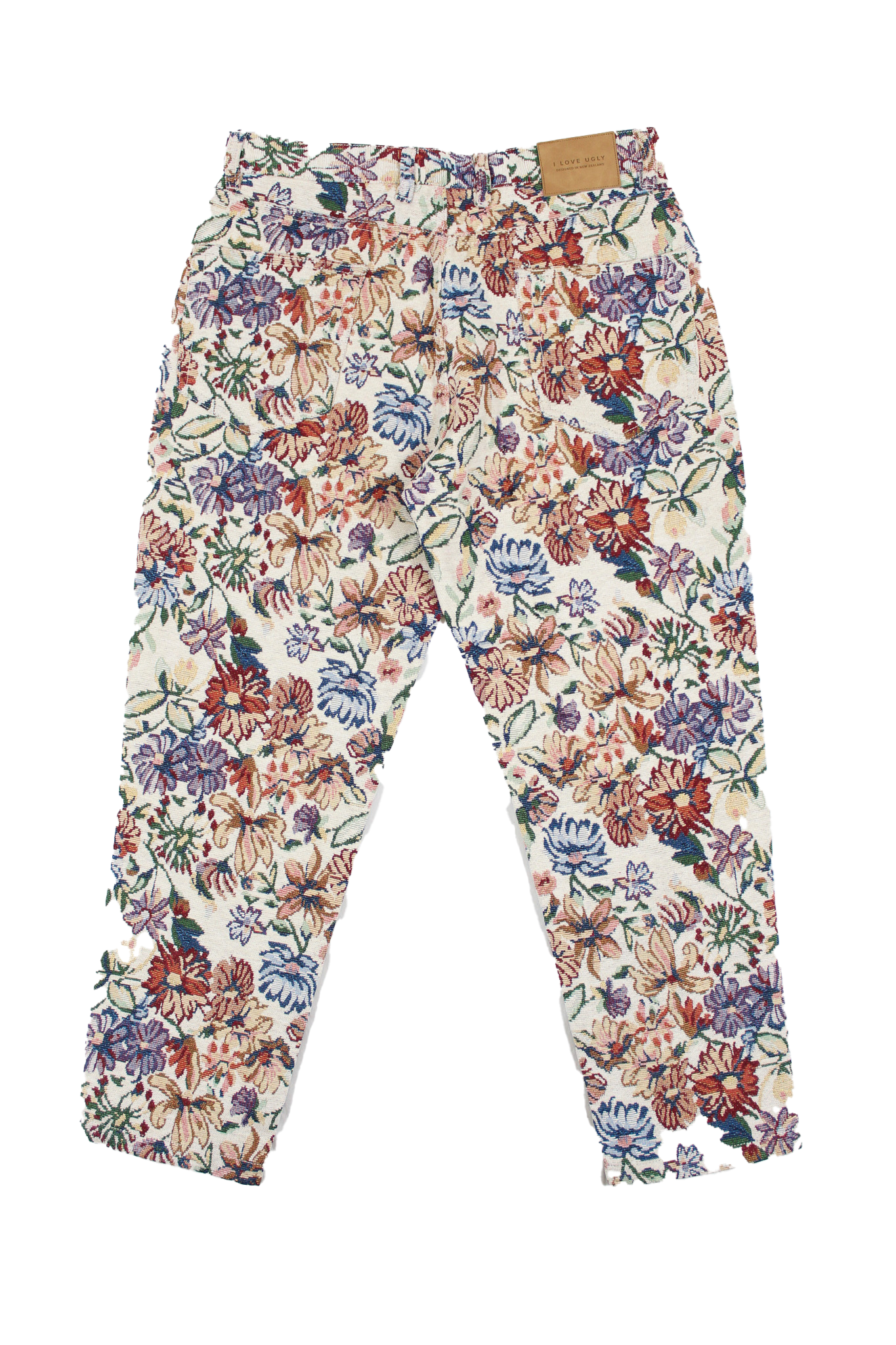 I Love Ugly - Floral Corduroy Pants