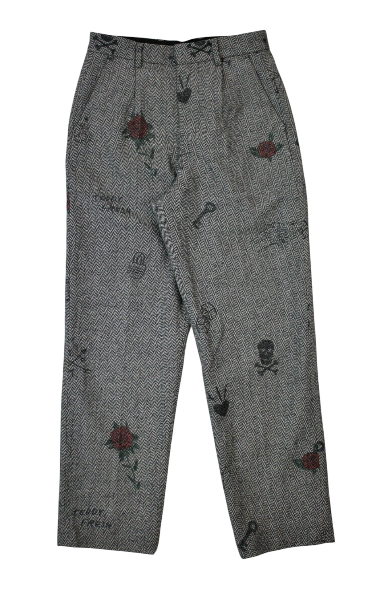 Teddy Fresh - Scribble Tweed Pants