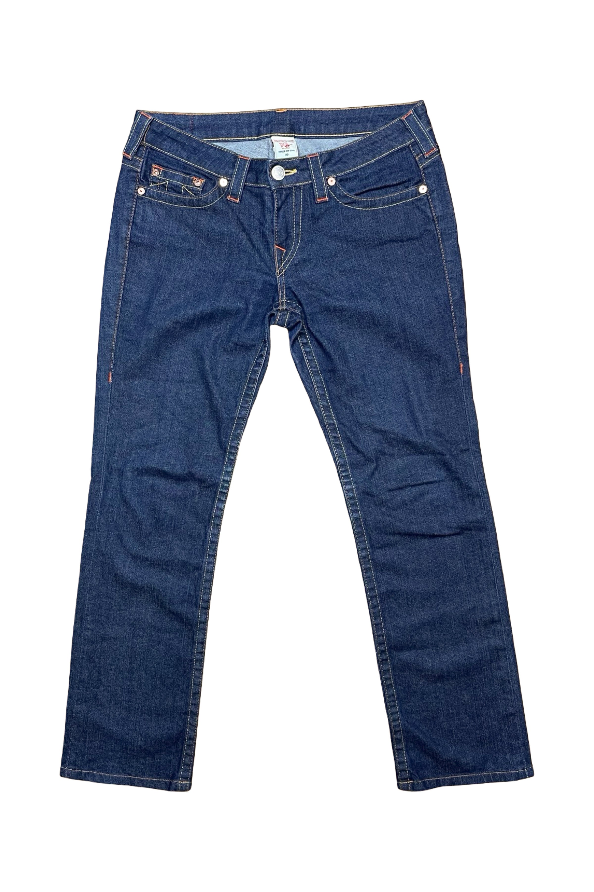Low Rise Straight Leg Jeans