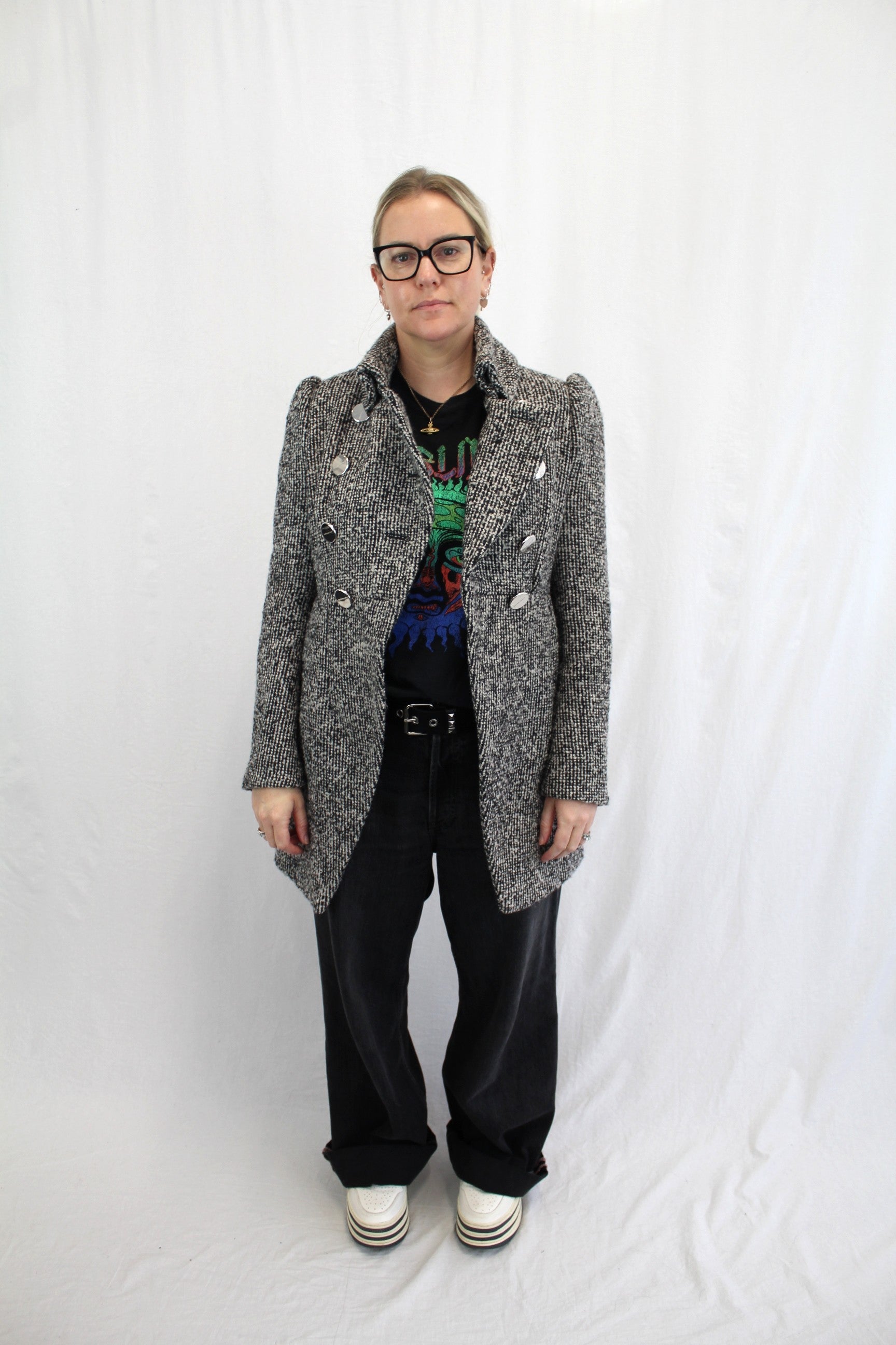 Karen Millen - Tweed Wool Coat