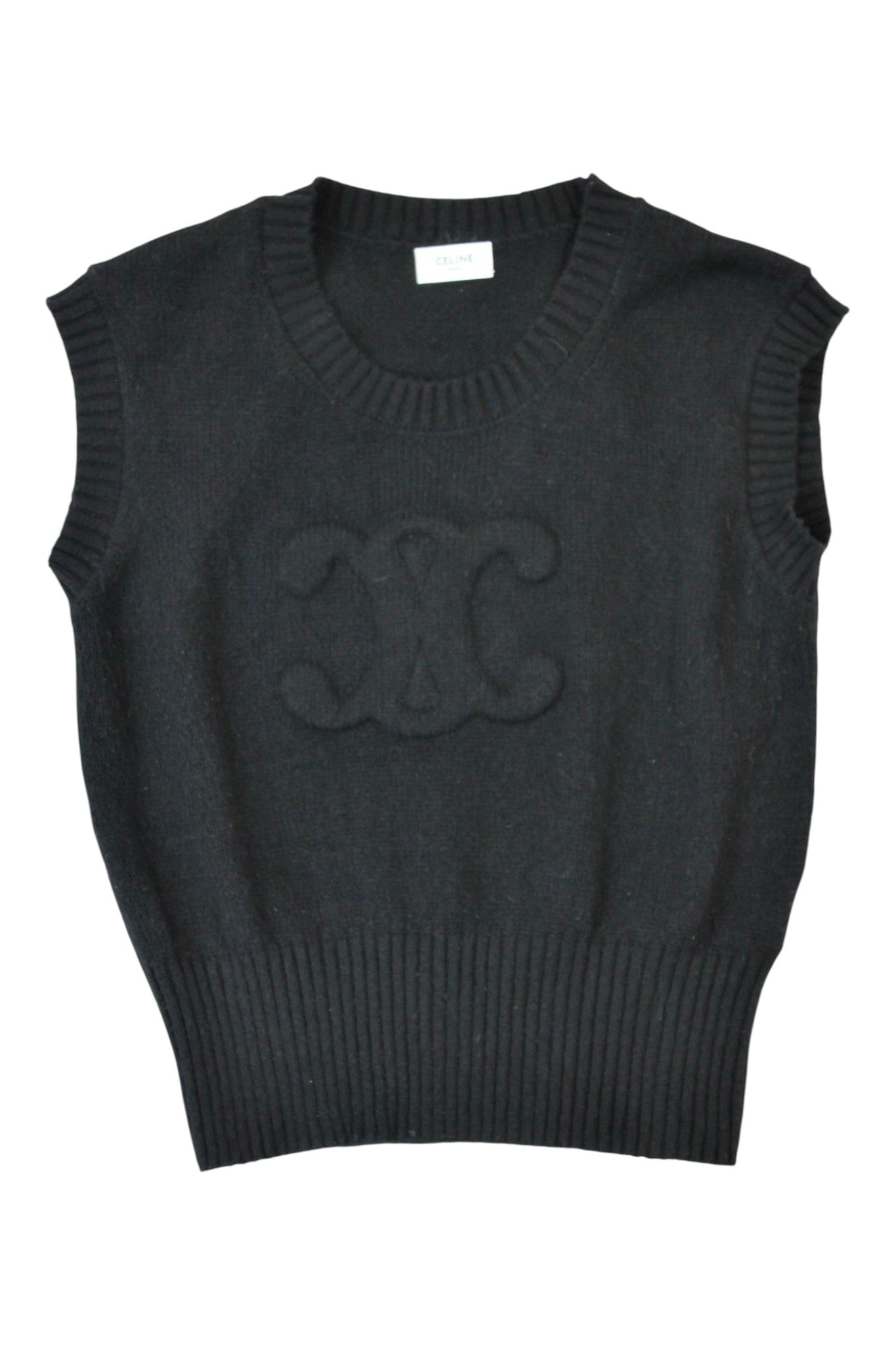 Celine - Logo Knit Vest