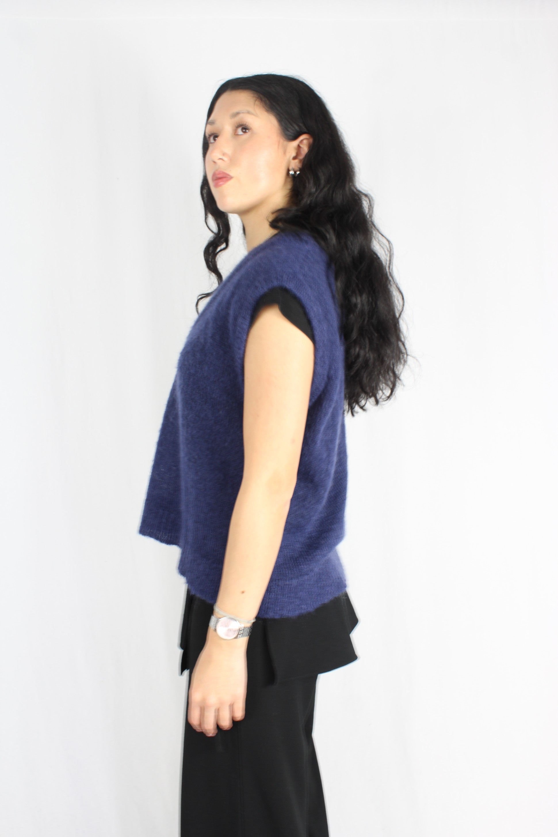 Ruby - Navy Watermelon Vest