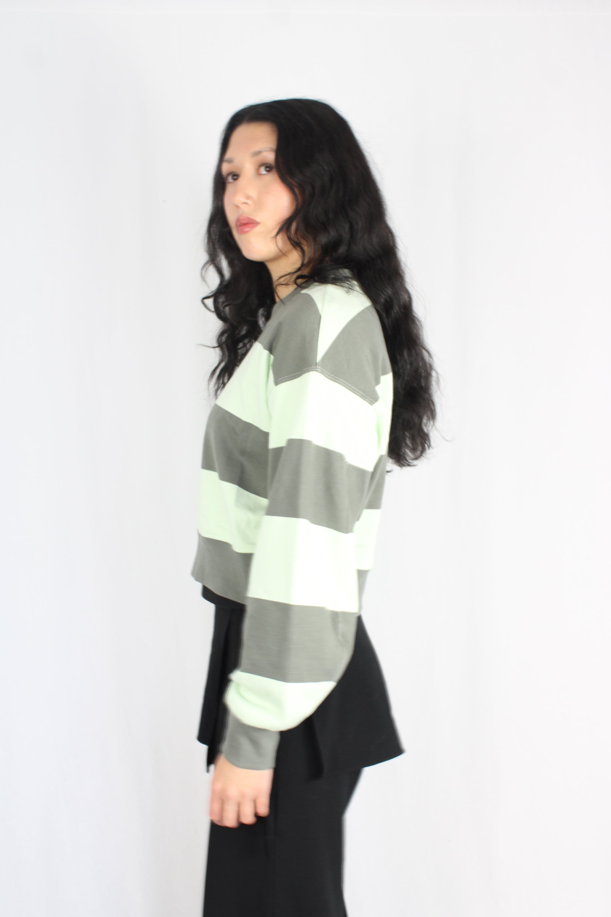 Lululemon - Striped Crewneck