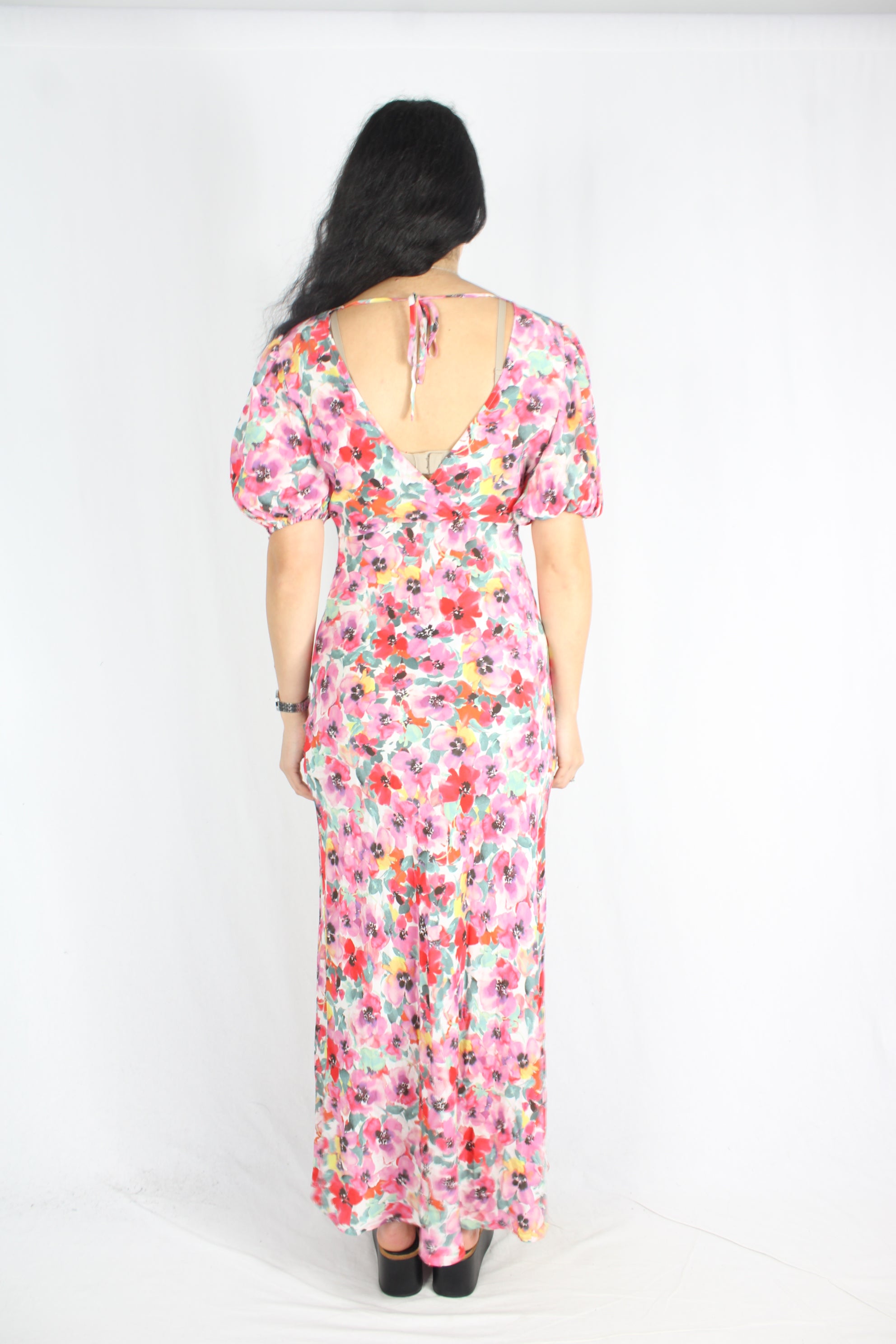 Ruby - Silk Allegra Pansy Dress