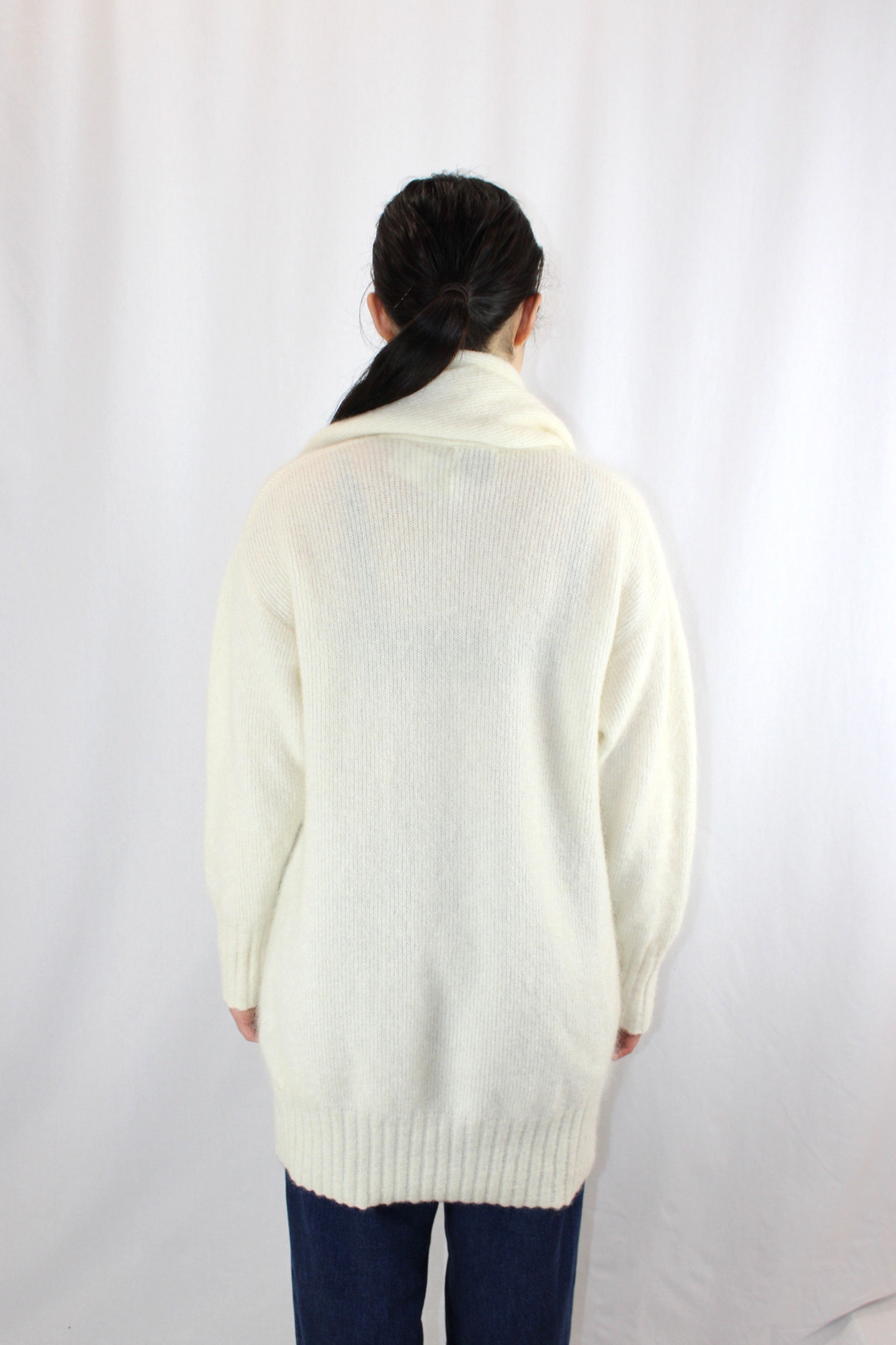 Aje - Mohair Scarf Knit Sweater