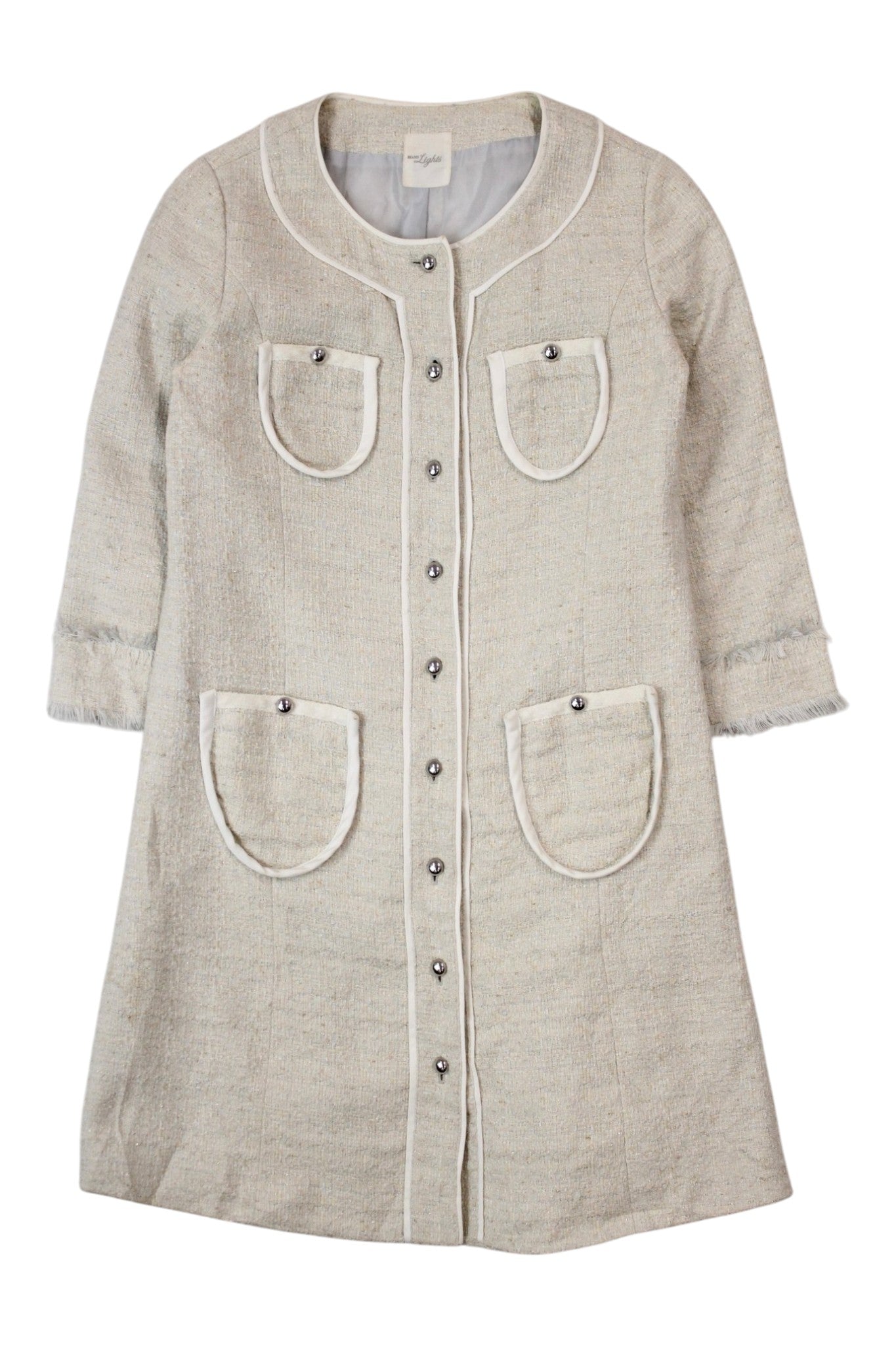 Beams Lights - Metallic Tweed Coat