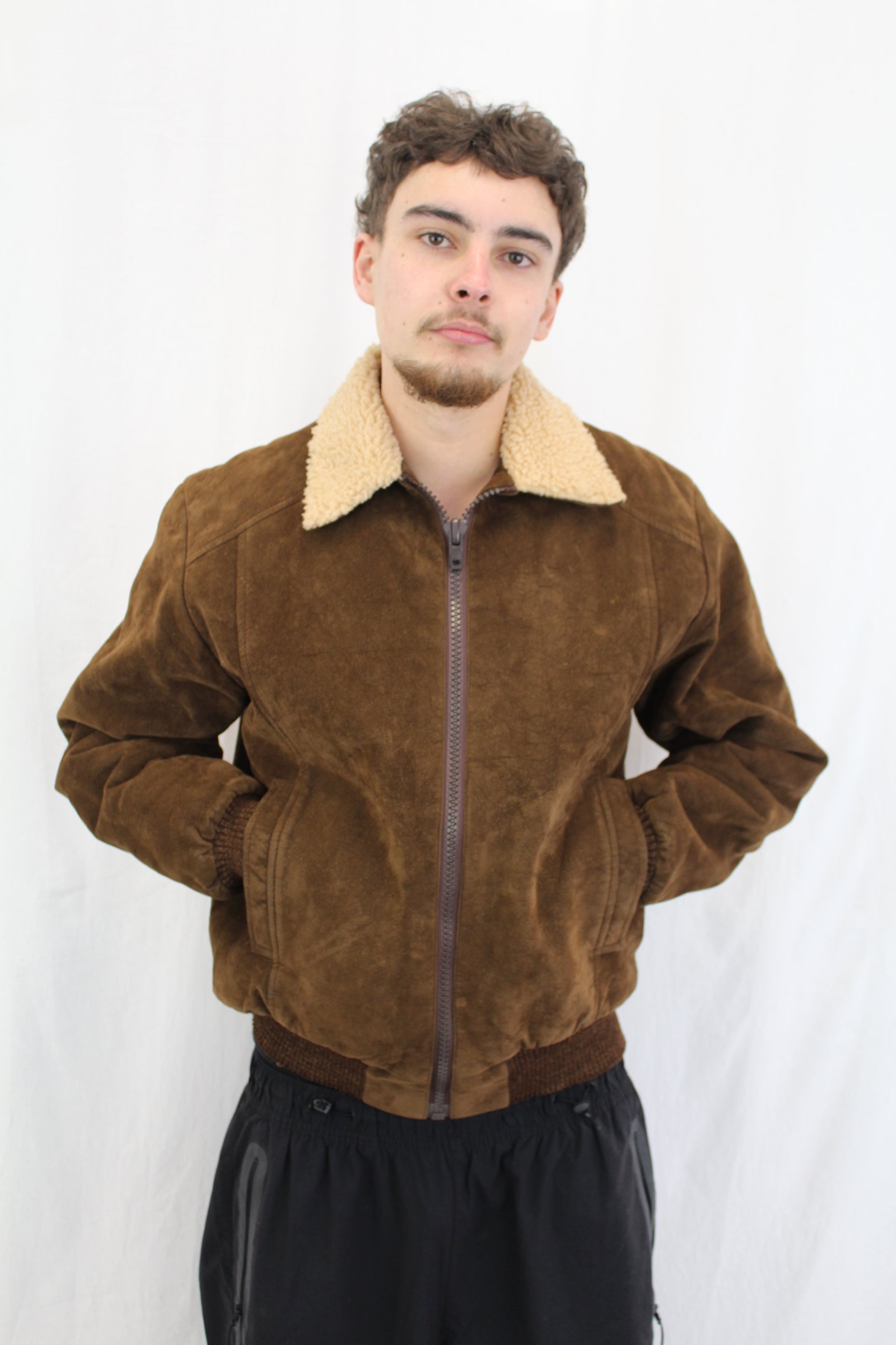 Westside - Faux Suede Bomber