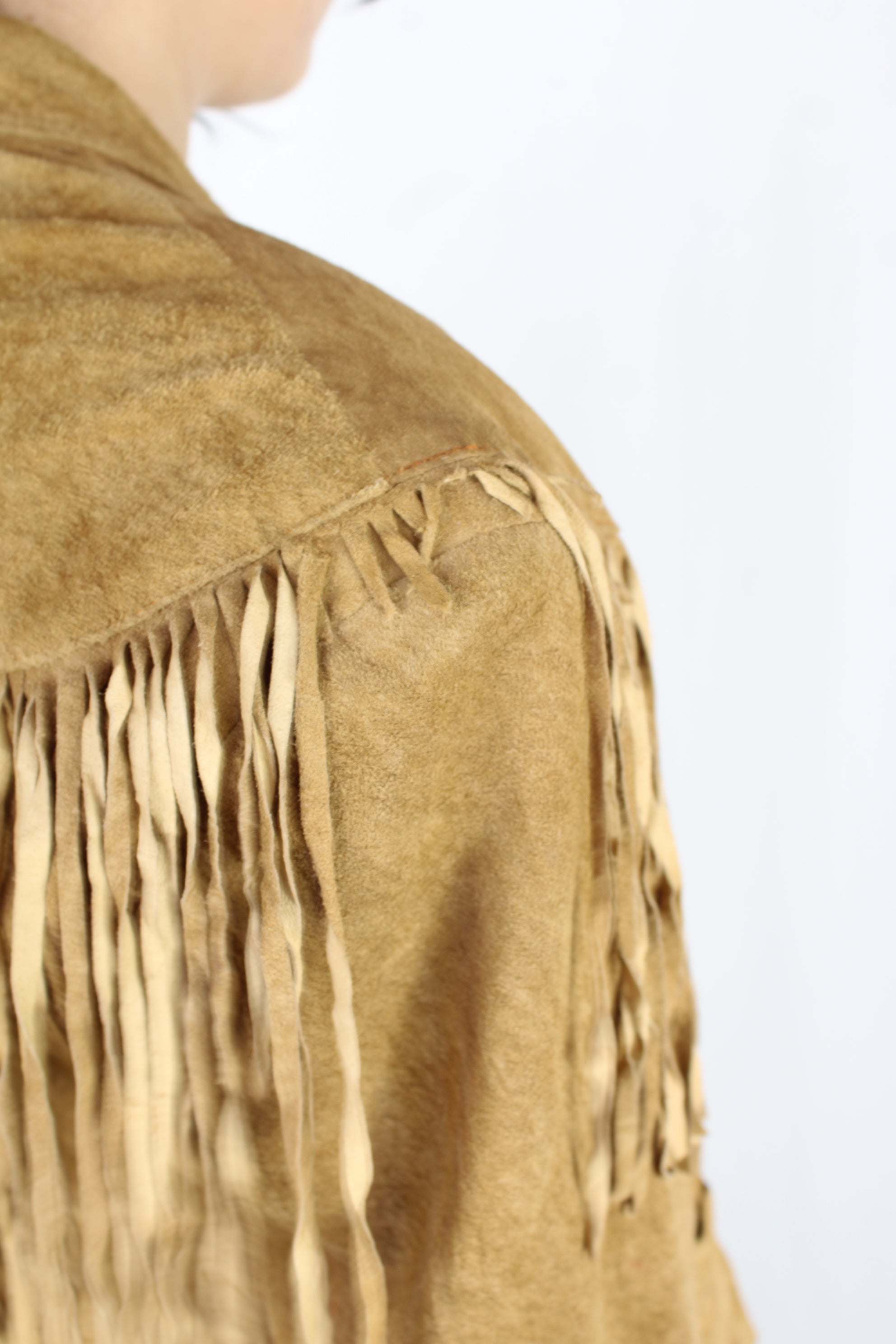 Pioneer - Vintage Cropped Fringe Jacket