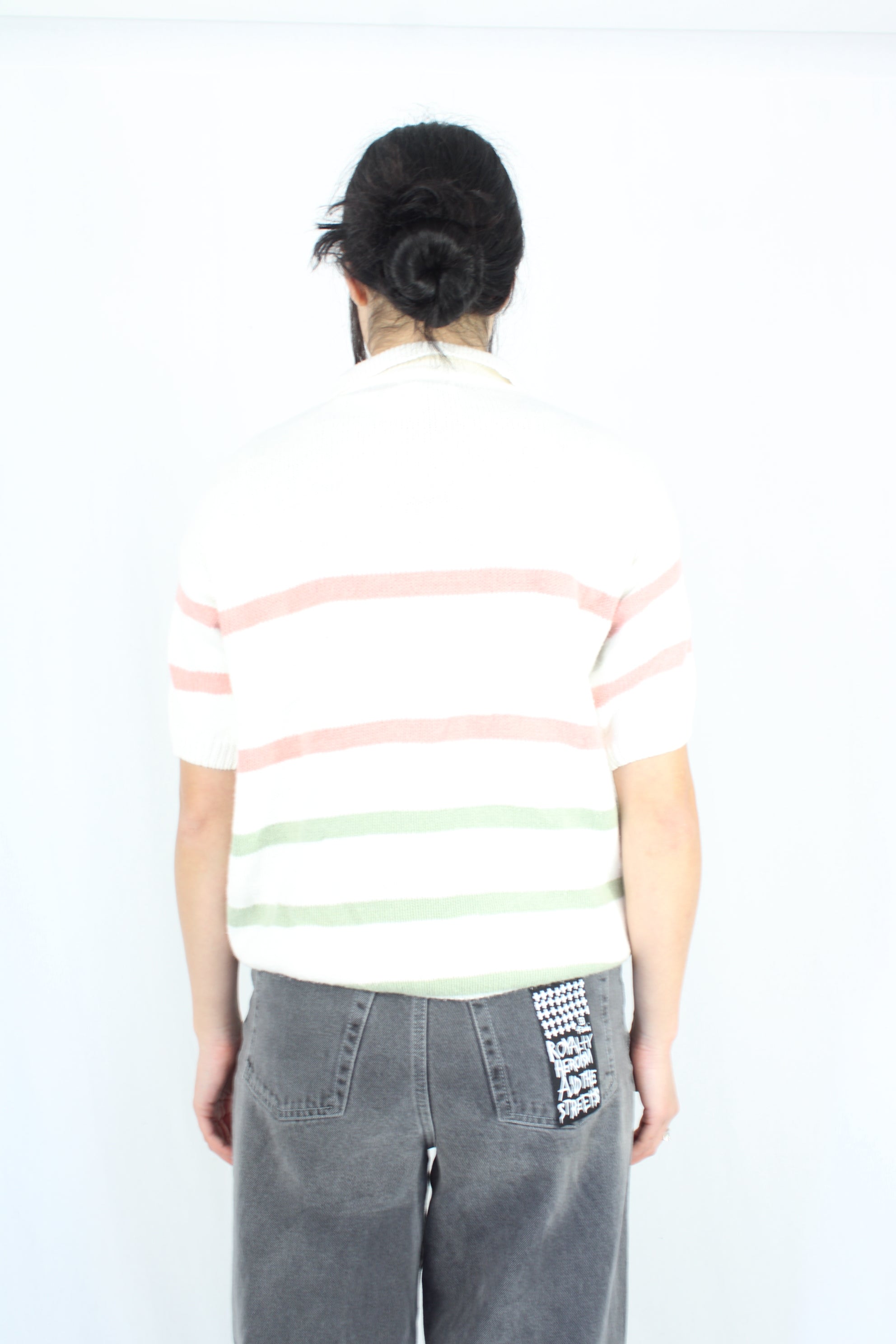 Lucia - Vintage Flower Polo Knit