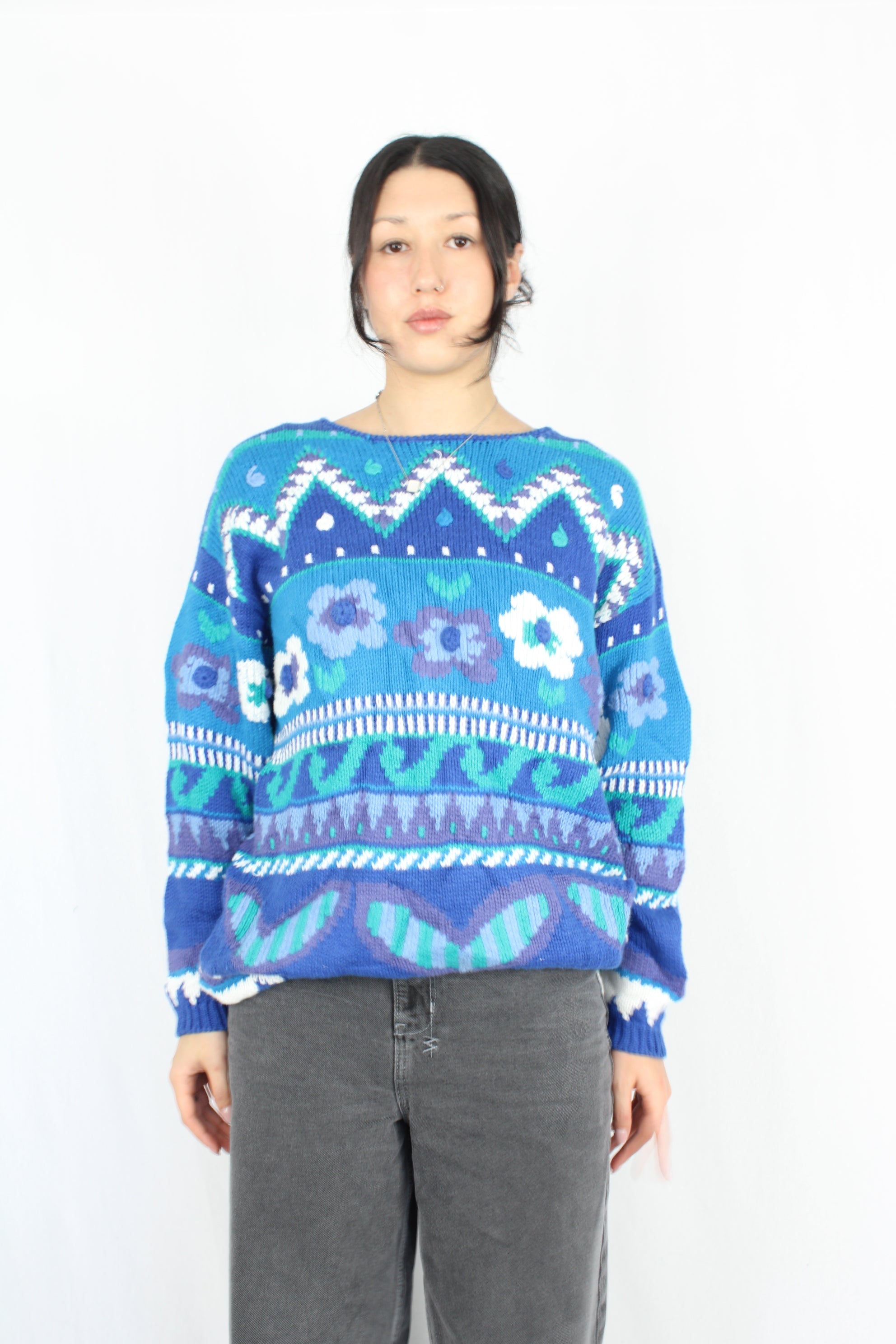 Worthington - Vintage Flower Jumper