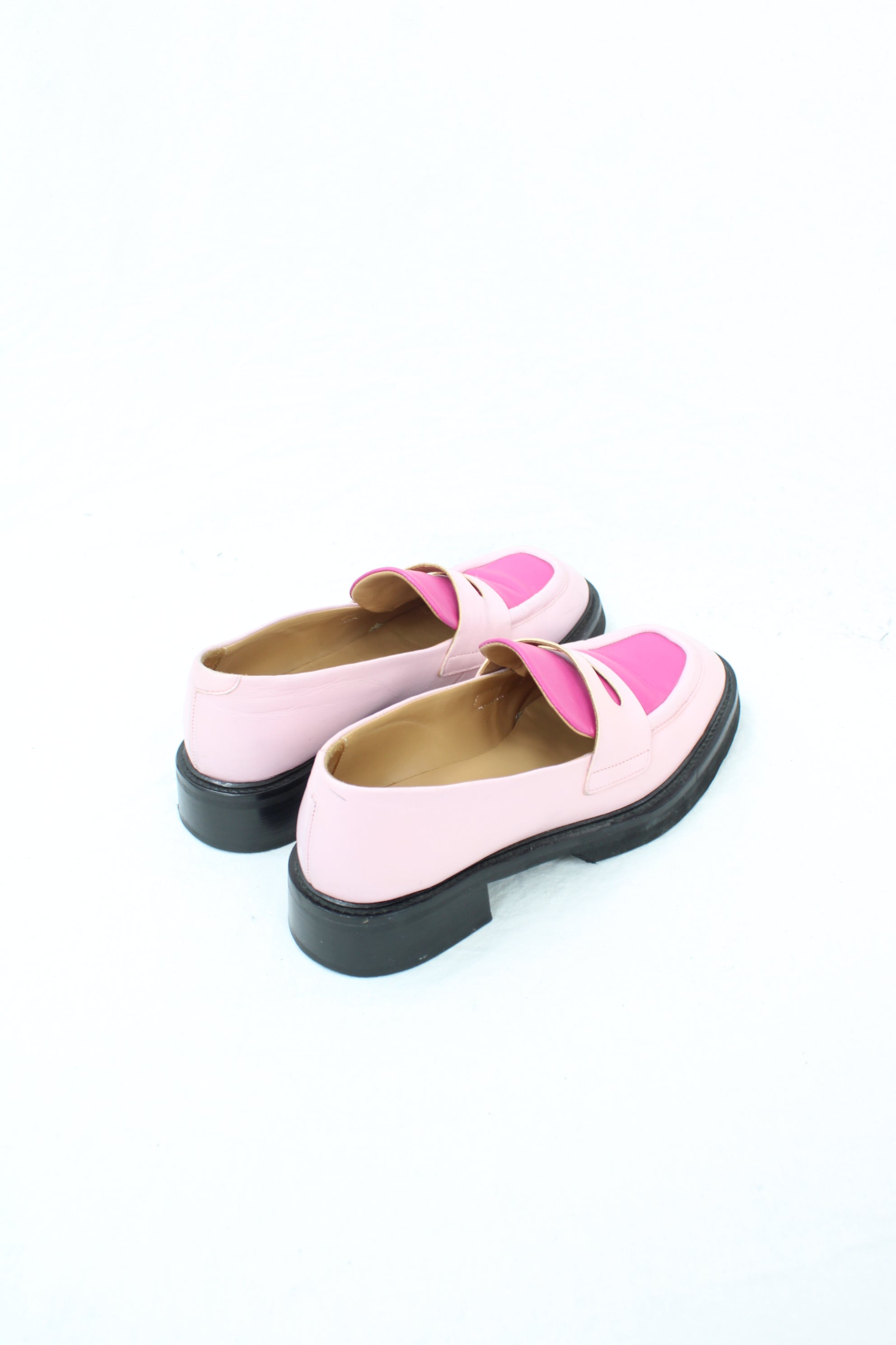 Abigayle - Pink Manzo Loafers