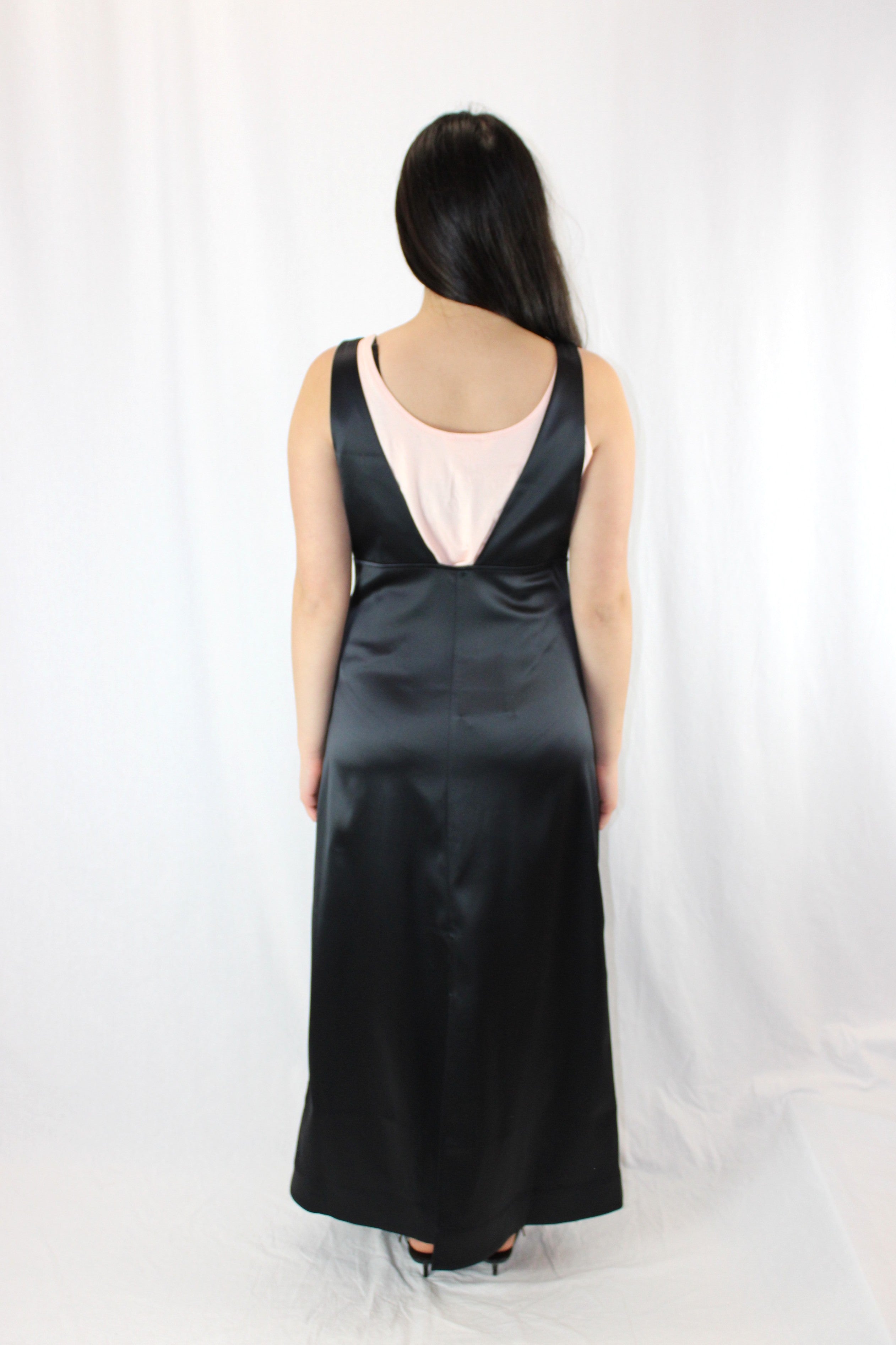 Ganni - NWT Double Satin Halter Neck Dress