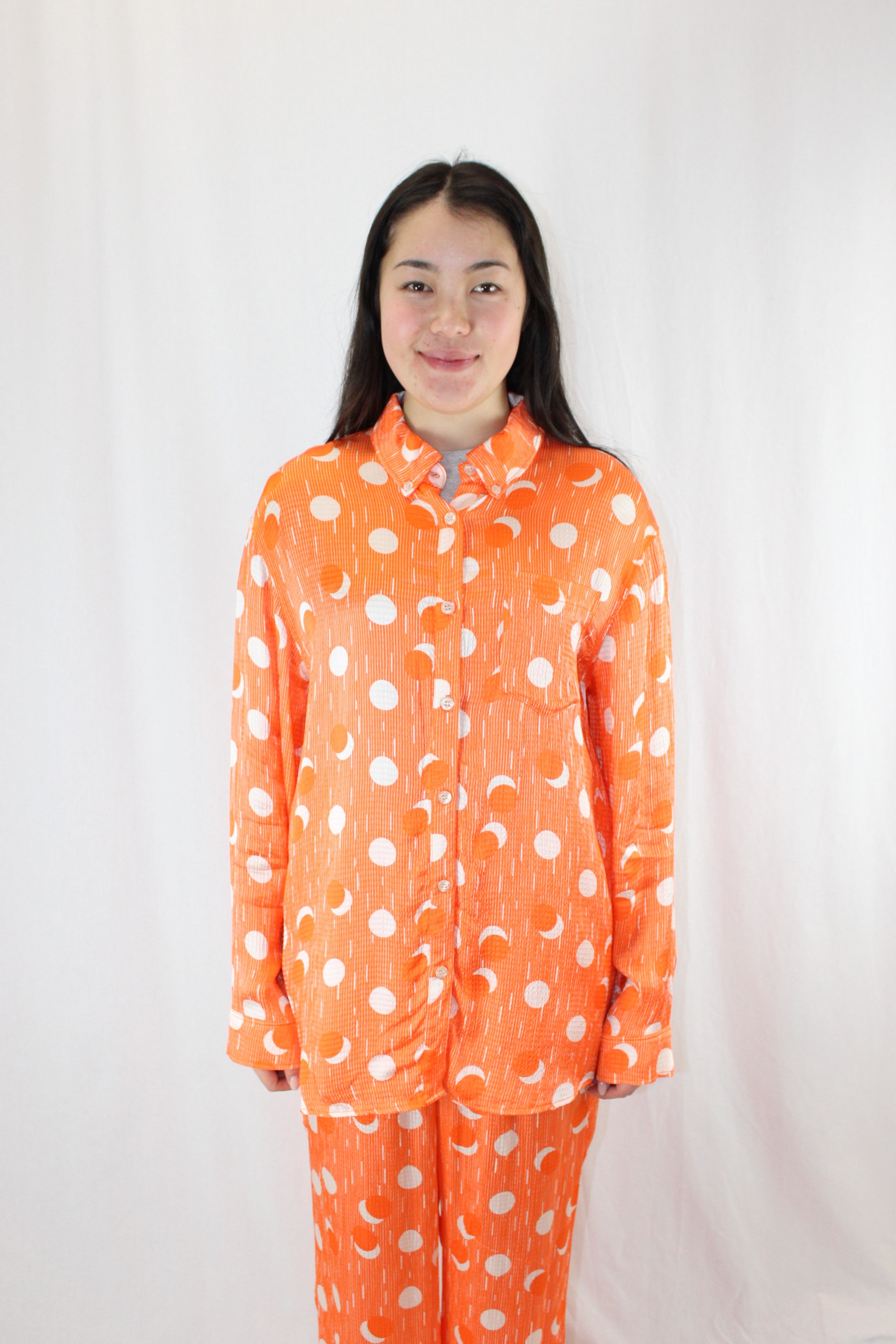 American Vintage - Spot And Crescent Patterned Blouse