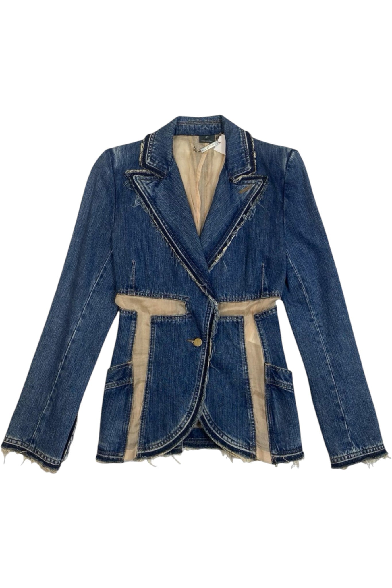 Alexander McQueen - Deliverance 2004 Silk Jean Jacket