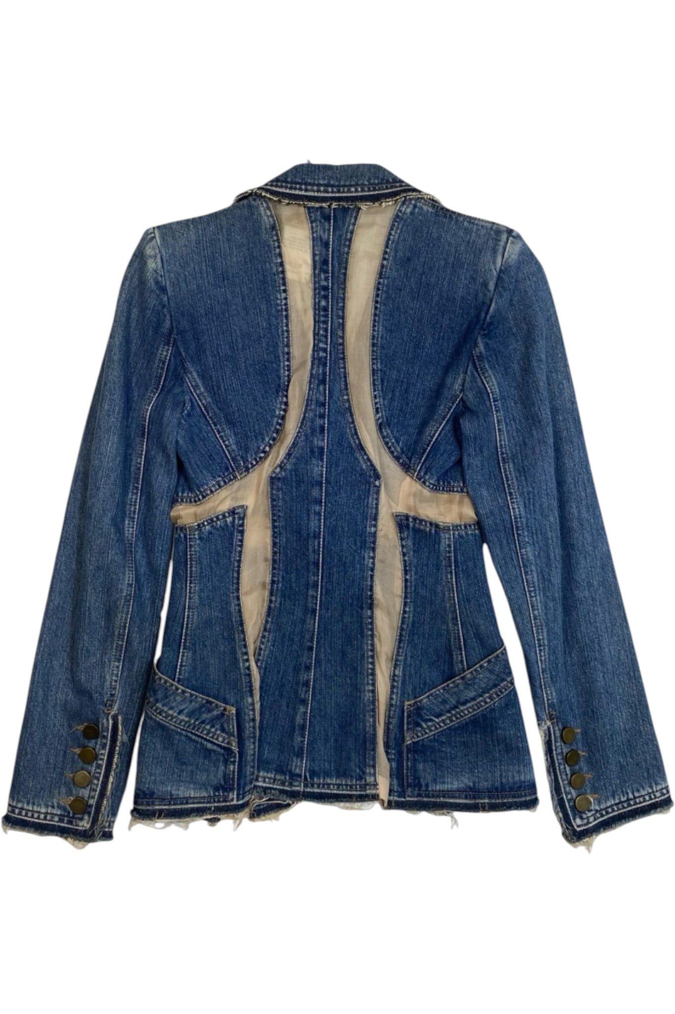 Alexander McQueen - Deliverance 2004 Silk Jean Jacket