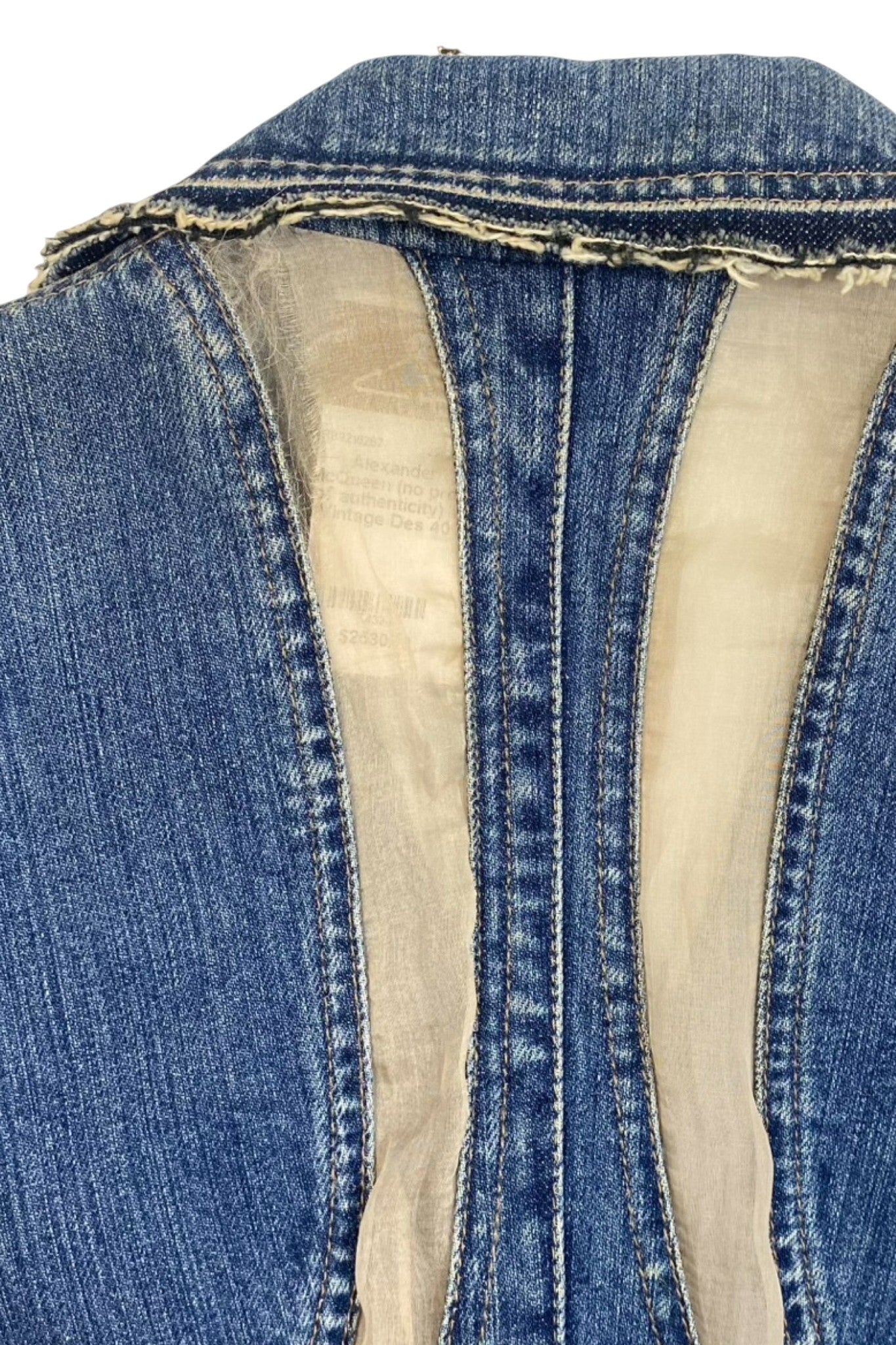 Alexander McQueen - Deliverance 2004 Silk Jean Jacket